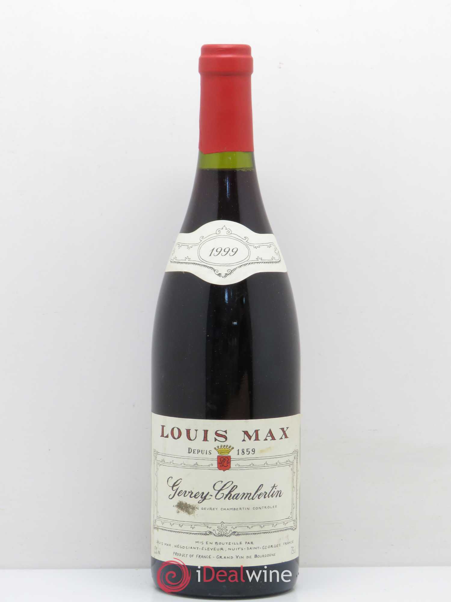 Gevrey-Chambertin Louis Max 1999 - Lot de 1 bouteille - 0