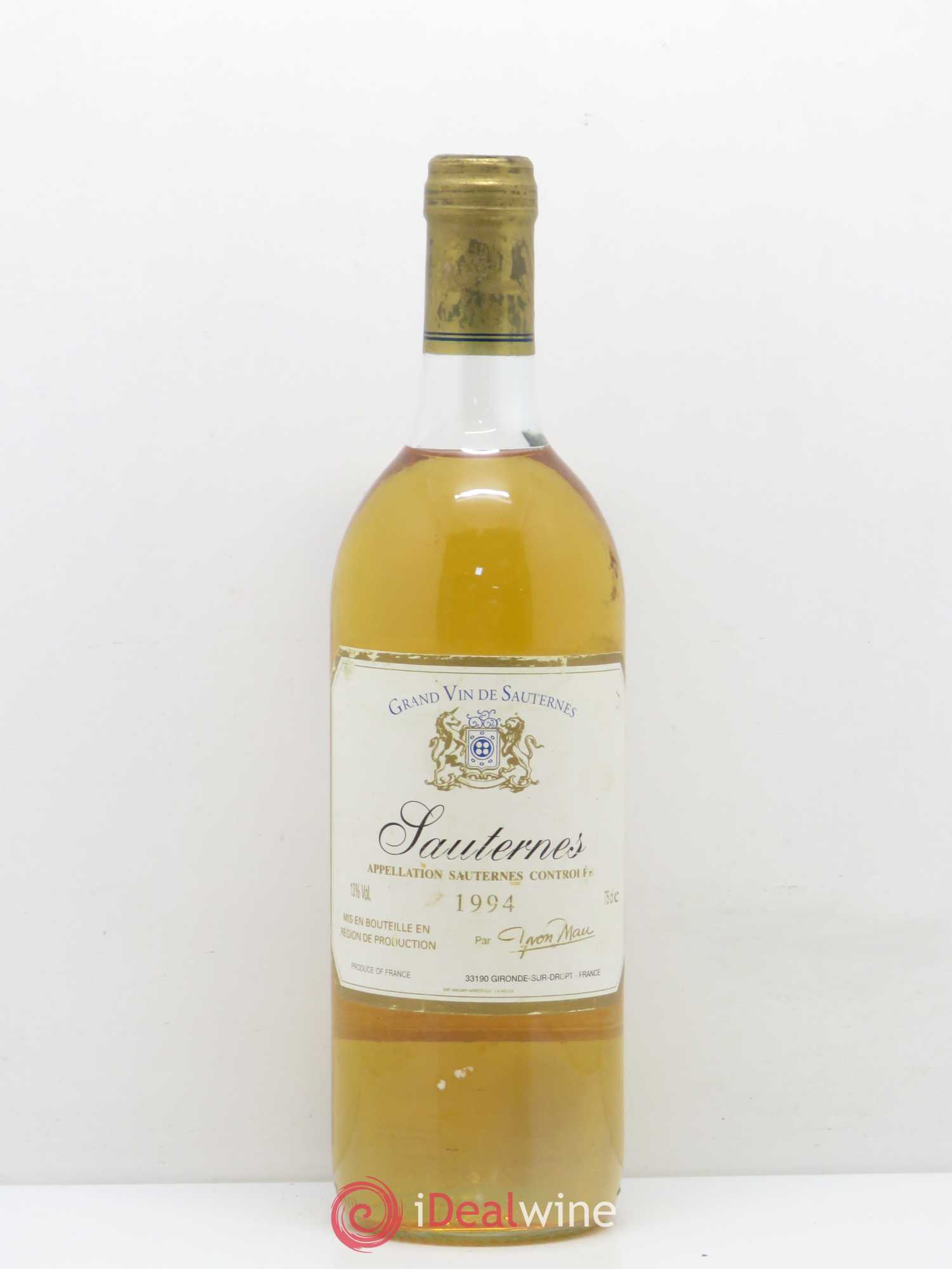 Sauternes Yvon Mau 1994 - Lotto di 1 bottiglia - 0