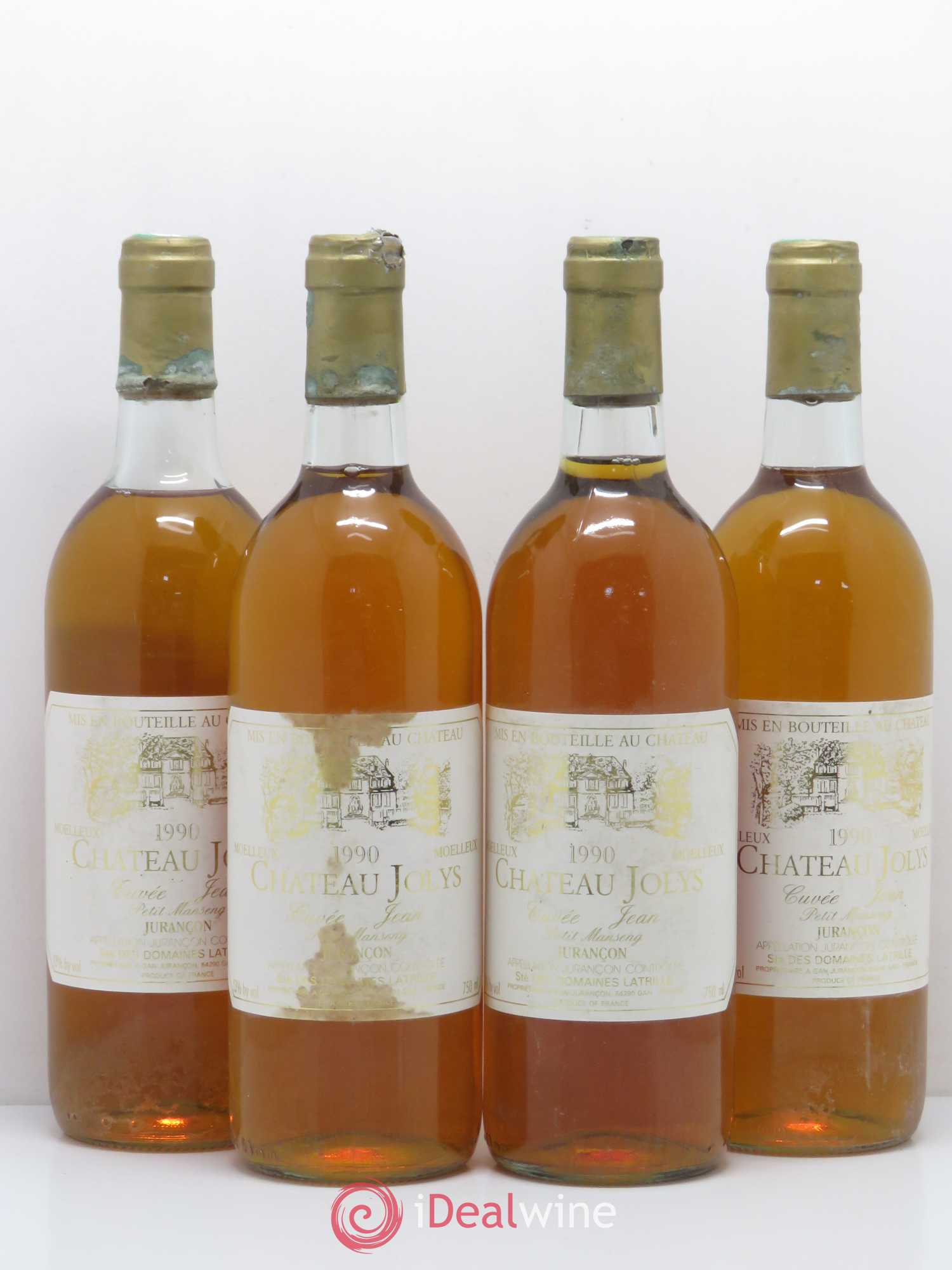 Jurançon Château Jolys cuvée Jean 1990 - Posten von 4 Flaschen - 0
