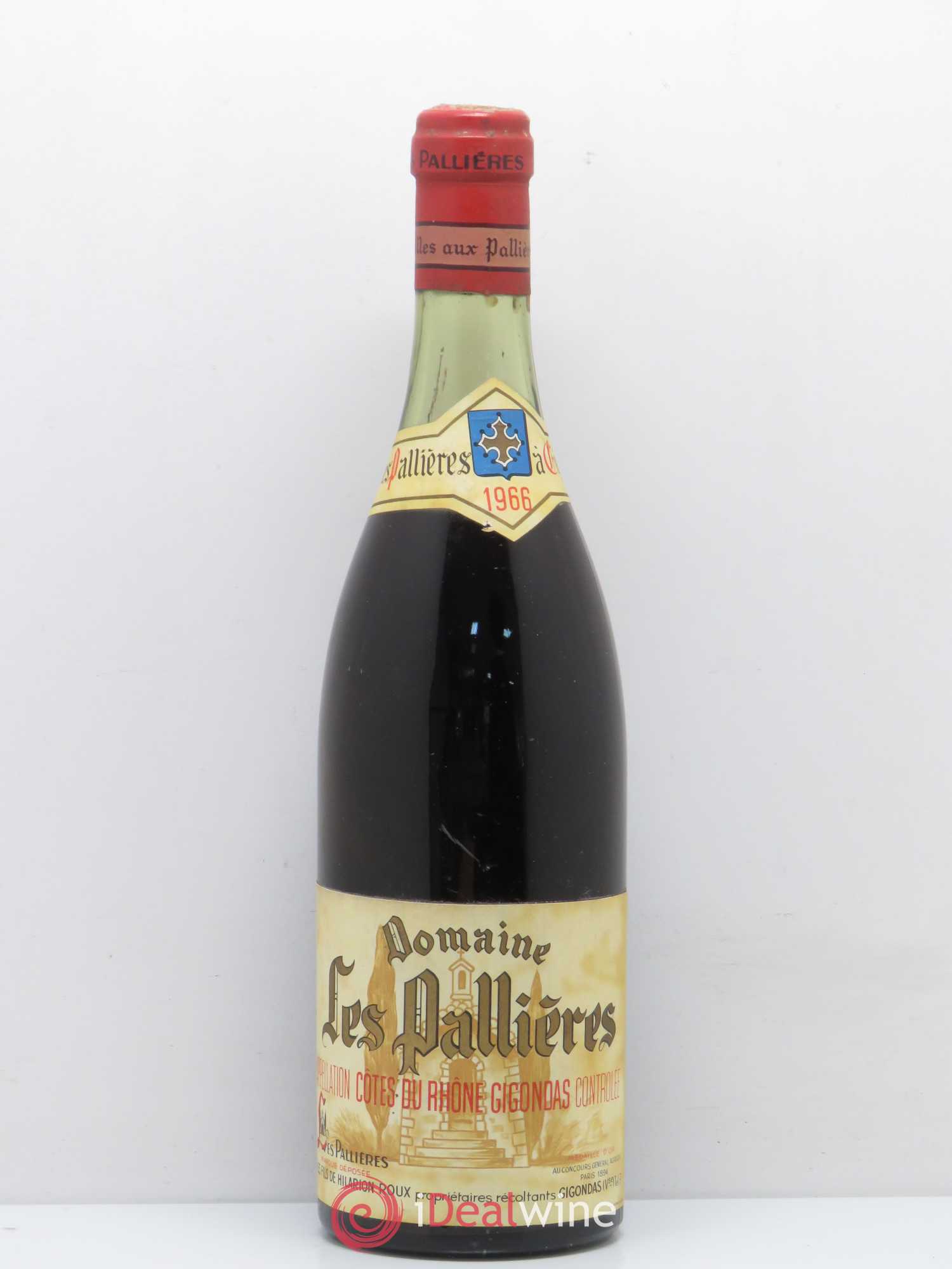 Gigondas Domaine des Pallieres 1966 - Posten von 1 Flasche - 0
