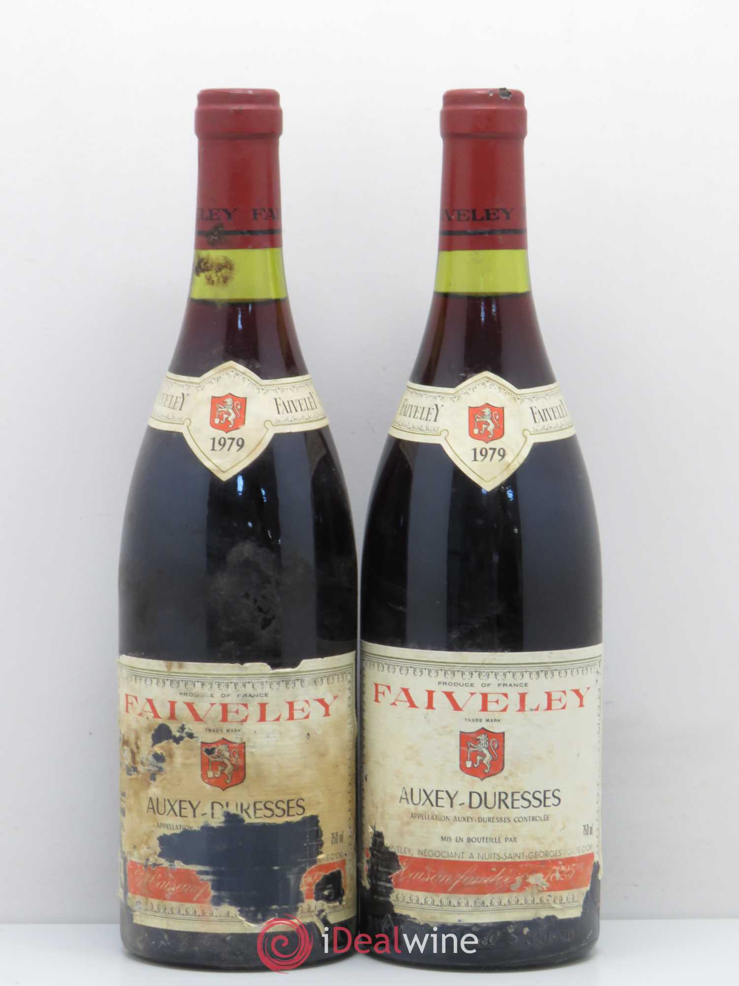 Auxey-Duresses Faiveley 1979 - Lot de 2 bouteilles - 0