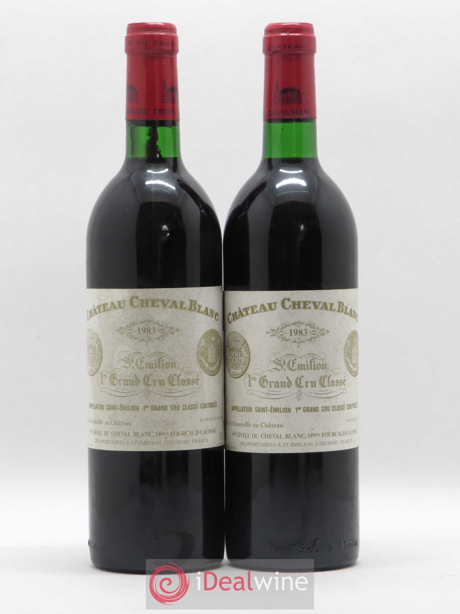 Château Cheval Blanc 1er Grand Cru Classé A 1983 - Lot de 2 bouteilles - 0