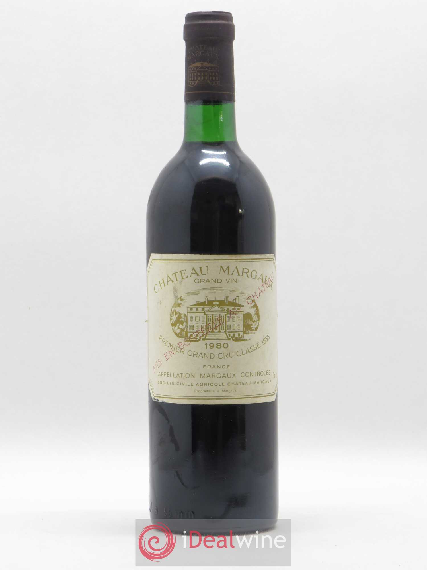 Château Margaux 1er Grand Cru Classé 1980 - Lot de 1 bouteille - 0