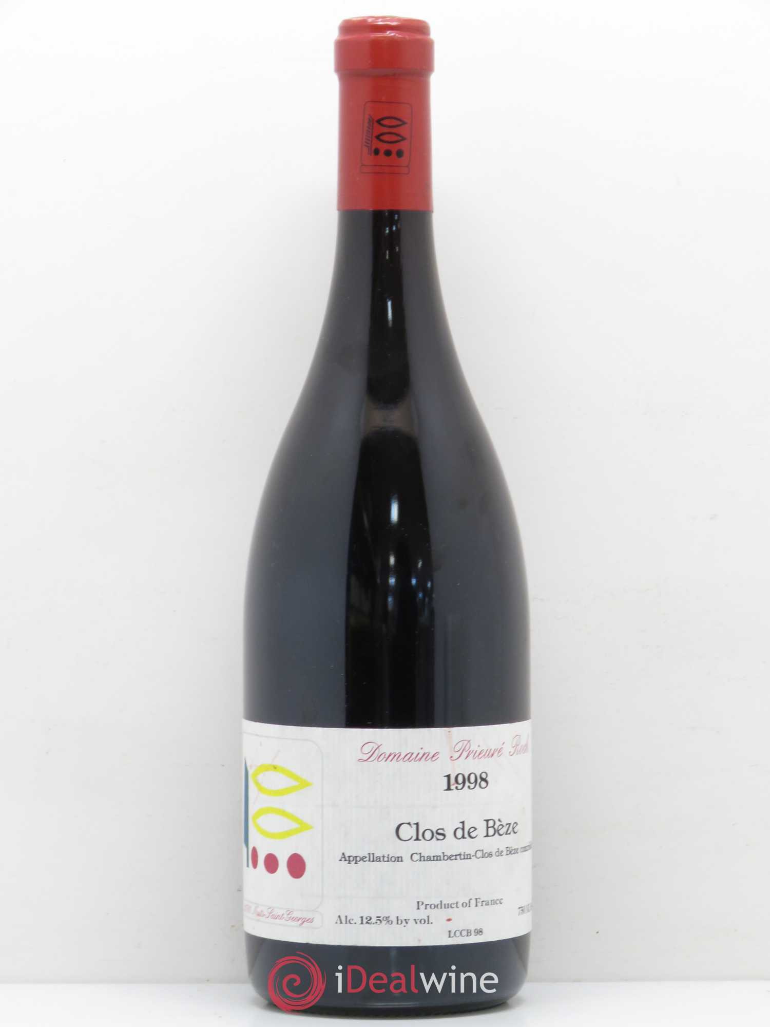 Chambertin Clos de Bèze Grand Cru Prieuré Roch 1998 - Lot de 1 bouteille - 0
