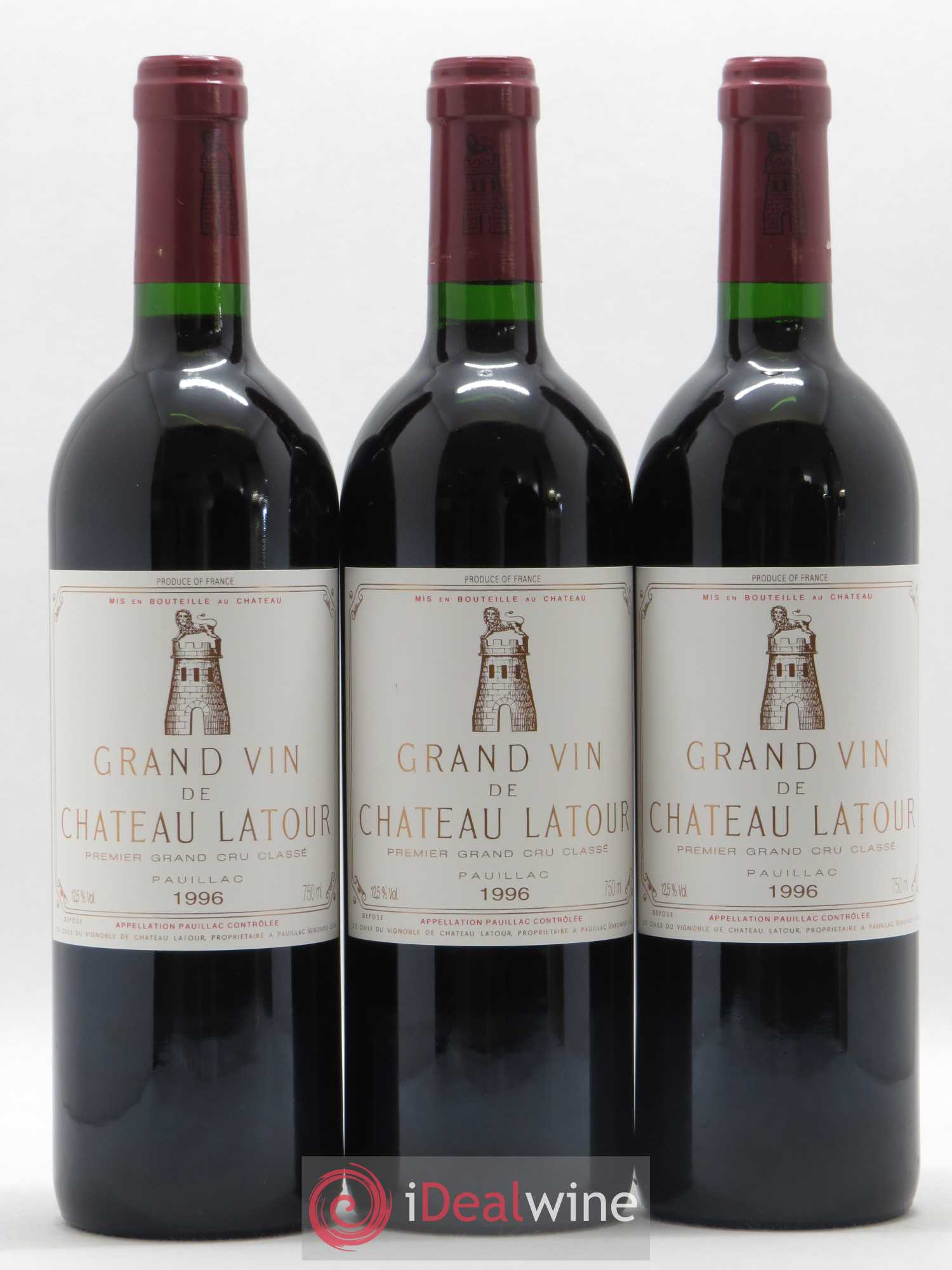 Château Latour 1er Grand Cru Classé 1996 - Lot de 12 bouteilles - 3