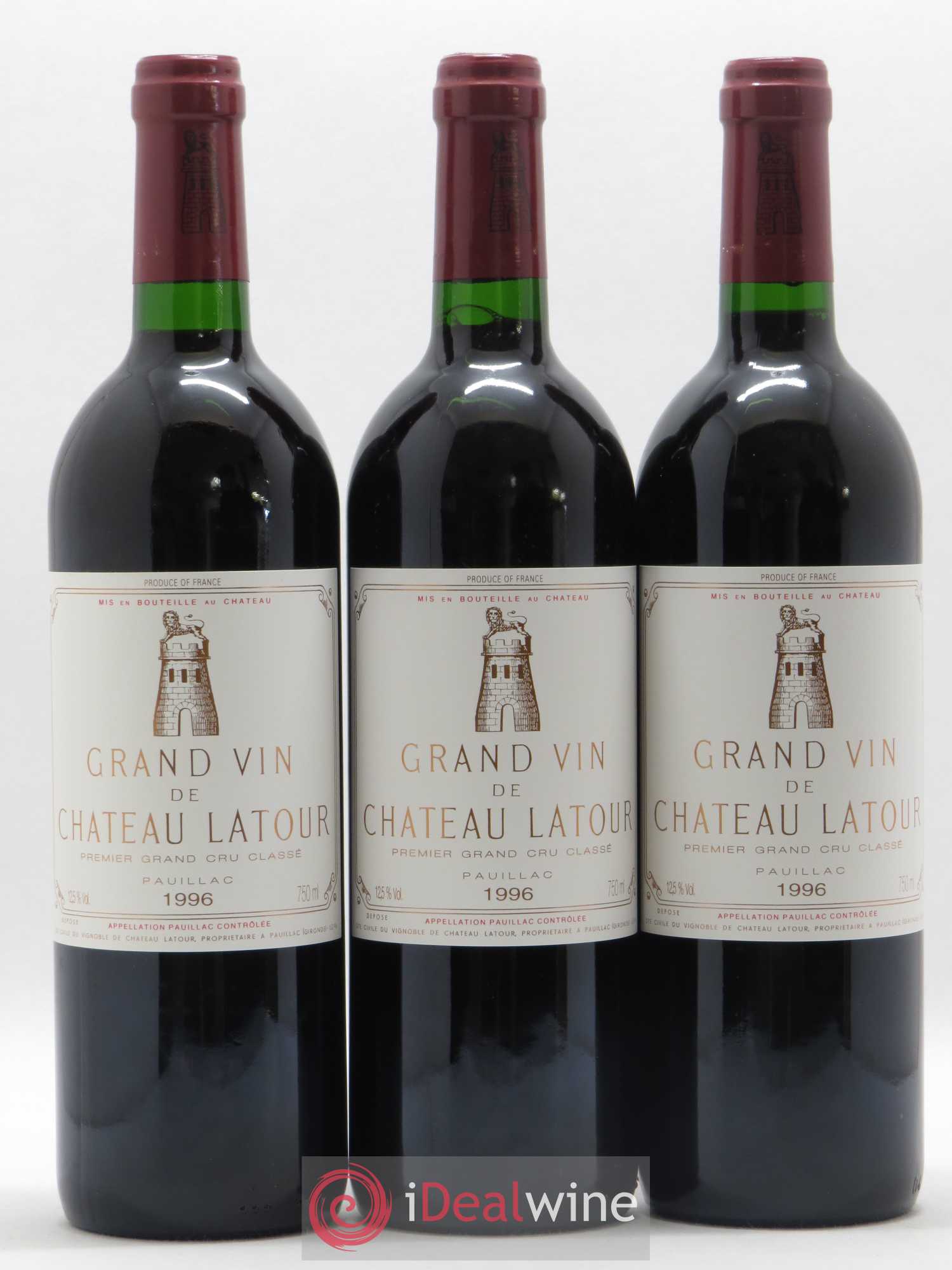 Château Latour 1er Grand Cru Classé 1996 - Lot de 12 bouteilles - 5