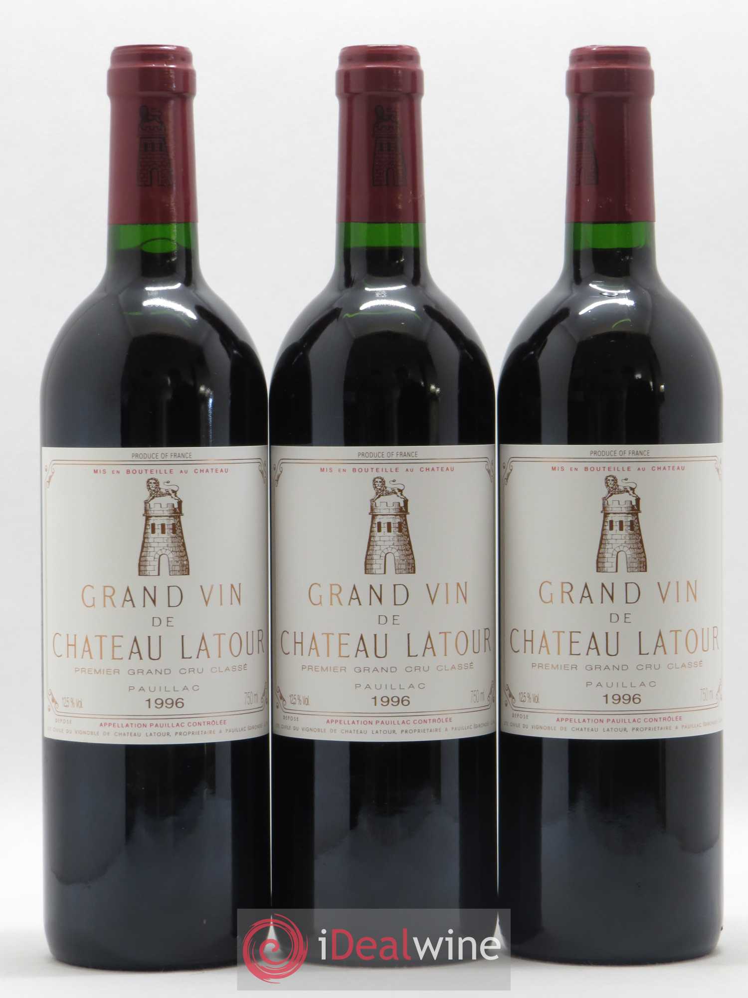 Château Latour 1er Grand Cru Classé 1996 - Lot de 12 bouteilles - 7