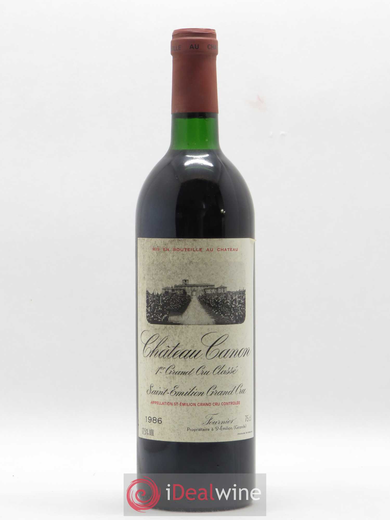 Château Canon 1er Grand Cru Classé B 1986 - Lot de 1 bouteille - 0