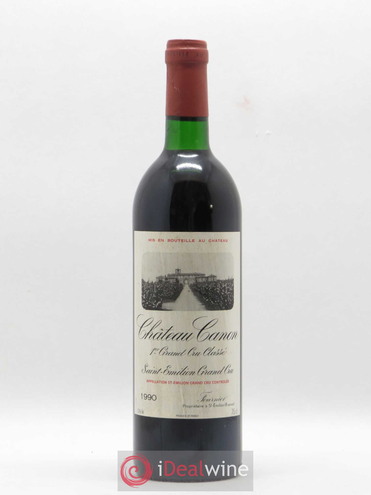 Château Canon 1er Grand Cru Classé B 1990 - Lot de 1 bouteille - 0