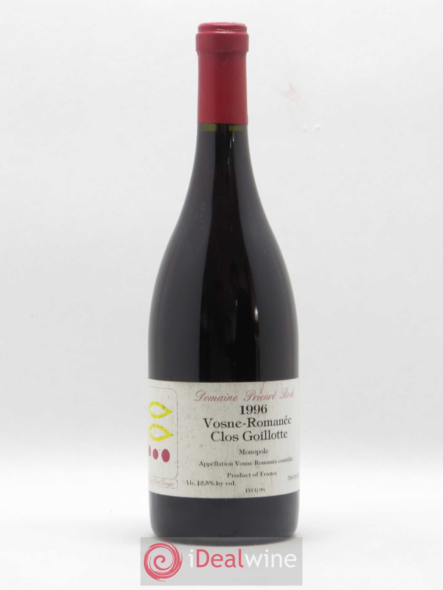 Vosne-Romanée Le Clos Goillotte Prieuré Roch 1996 - Lot de 1 bouteille - 0