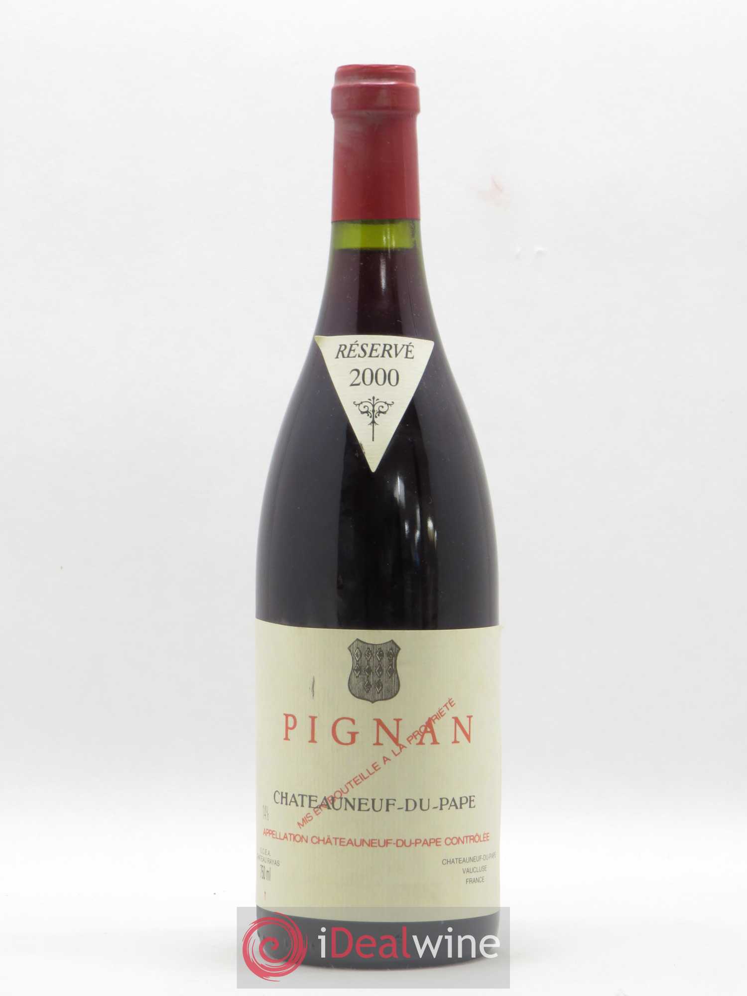 Châteauneuf-du-Pape Pignan Emmanuel Reynaud 2000 - Lot de 1 bouteille - 0