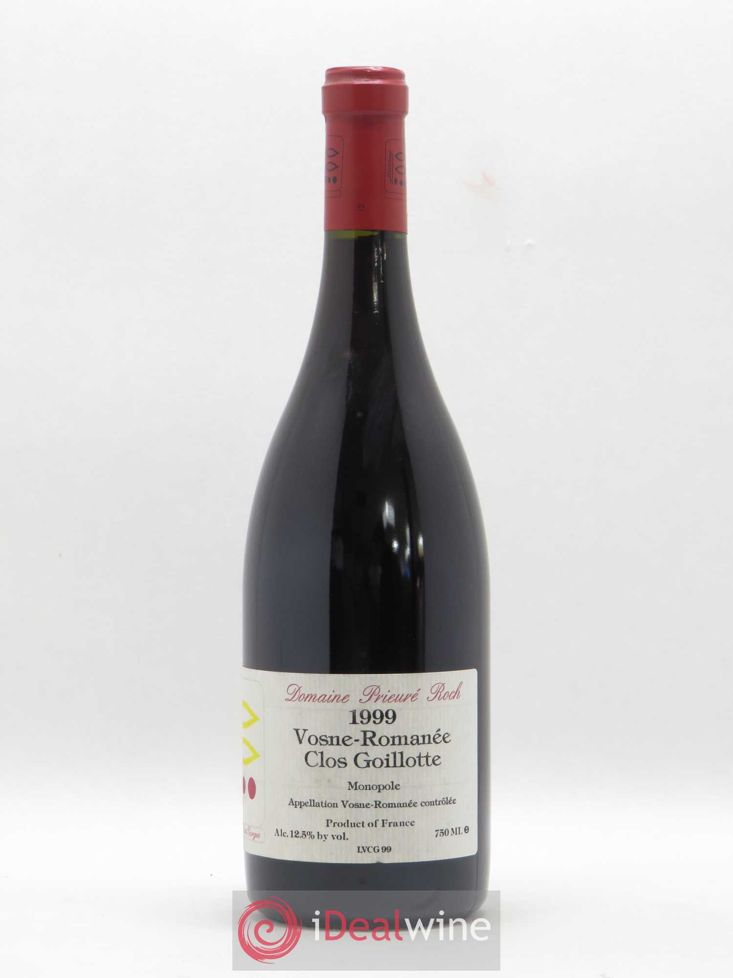 Vosne-Romanée Le Clos Goillotte Prieuré Roch 1999 - Posten von 1 Flasche - 0