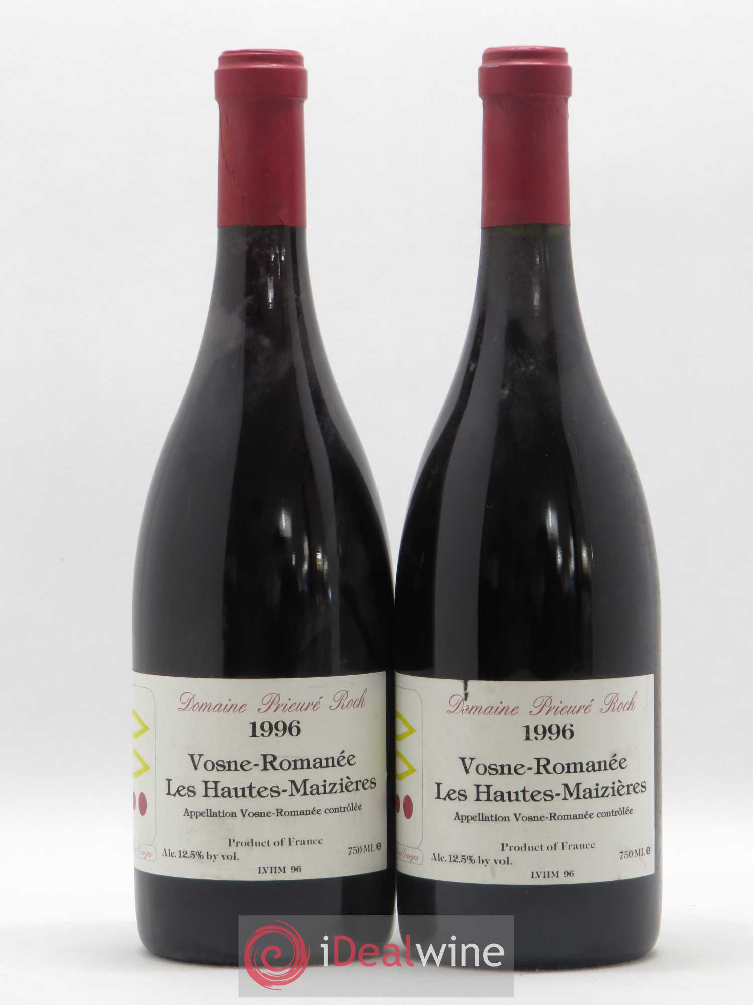Vosne-Romanée Les Hautes Maizières Prieuré Roch 1996 - Lot de 2 bouteilles - 0