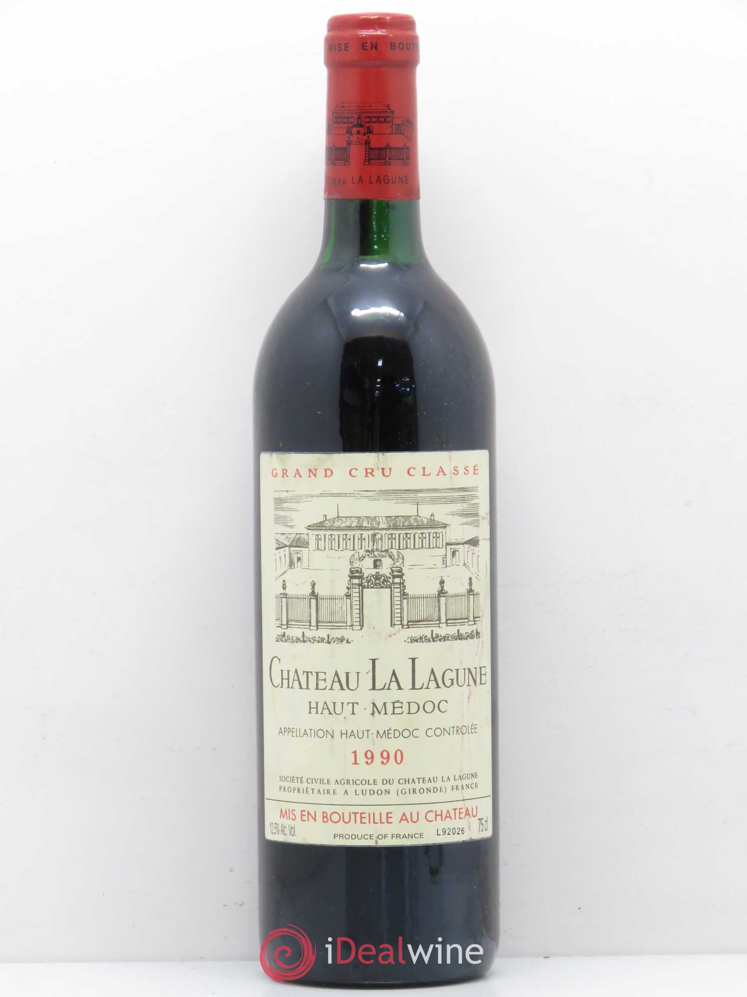 Château la Lagune 3ème Grand Cru Classé 1990 - Lot de 1 bouteille - 0