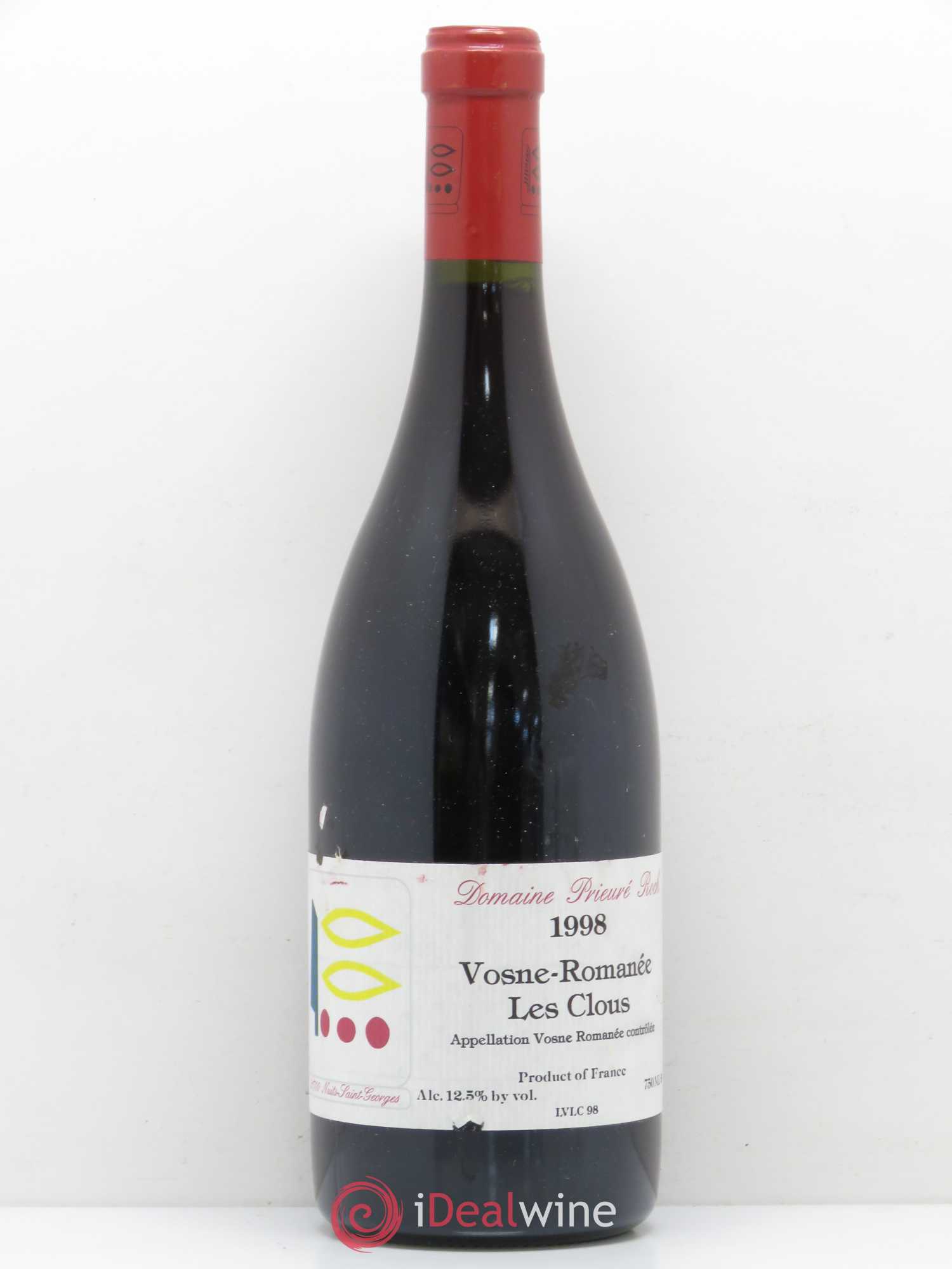 Vosne-Romanée Les Clous Prieuré Roch 1998 - Posten von 1 Flasche - 0