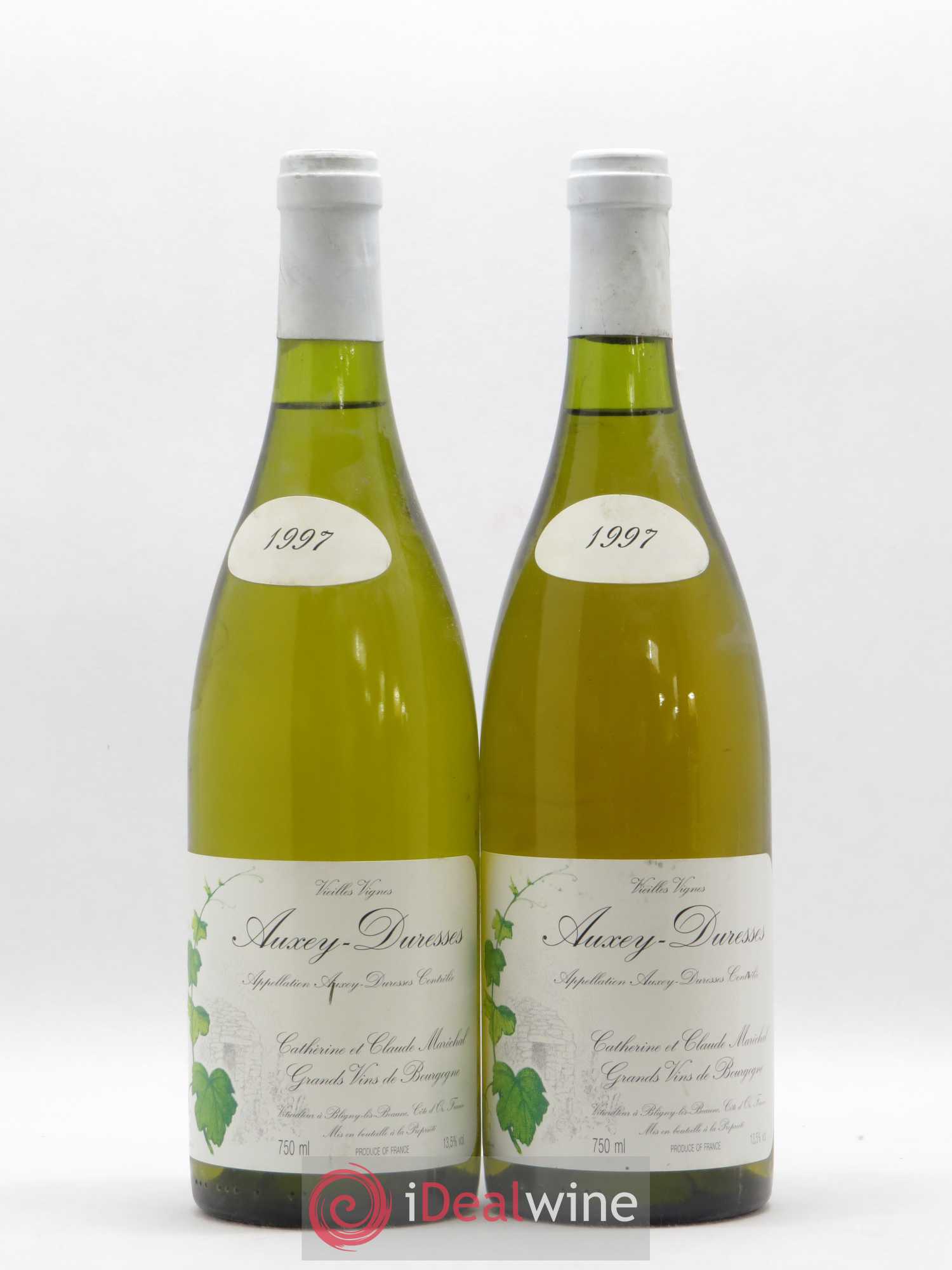 Auxey-Duresses Vieilles Vignes Catherine et Claude Maréchal 1997 - Posten von 2 Flaschen - 0