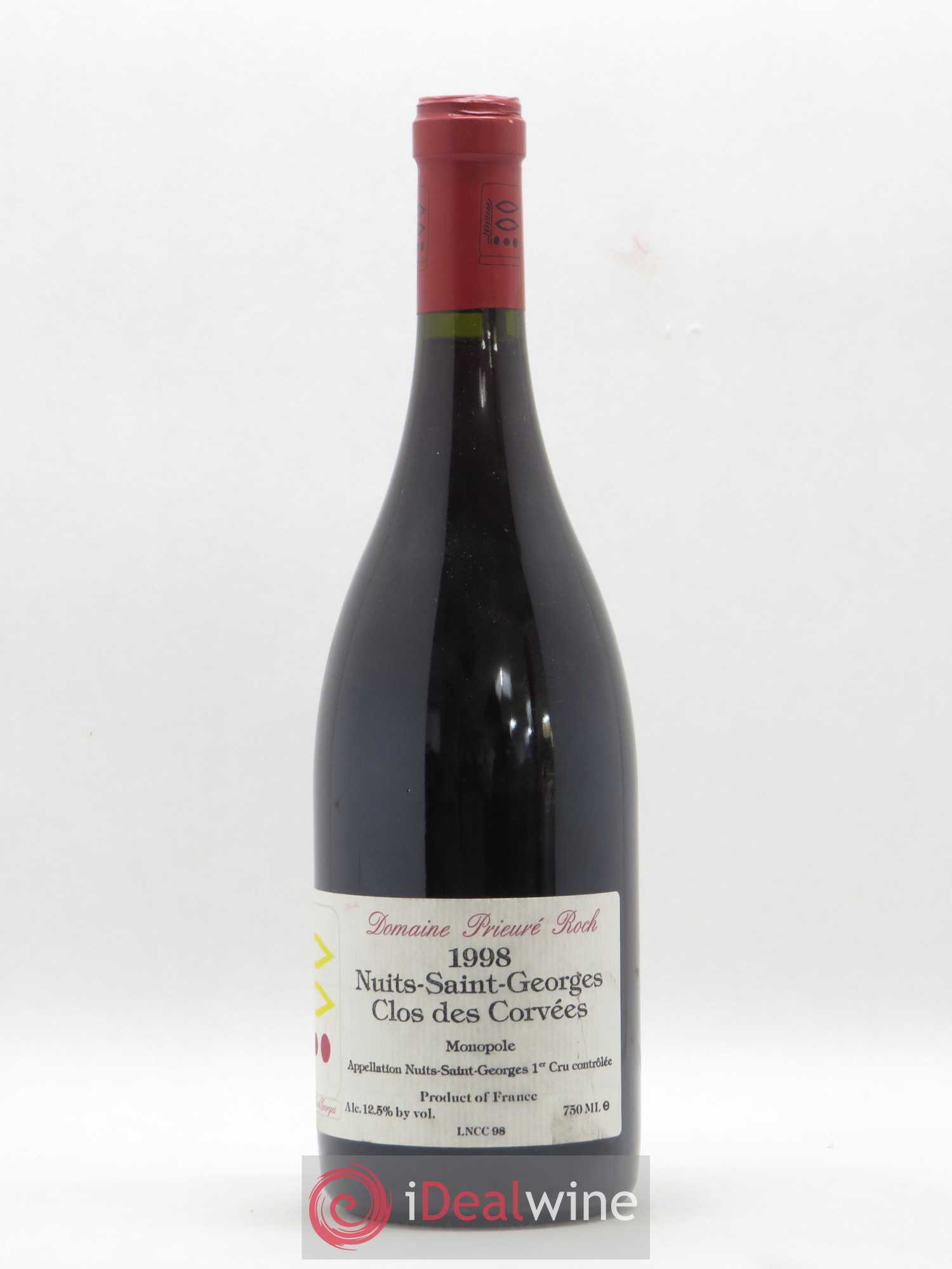 Nuits-Saint-Georges 1er Cru Le Clos des Corvées Prieuré Roch 1998 - Lot de 1 bouteille - 0