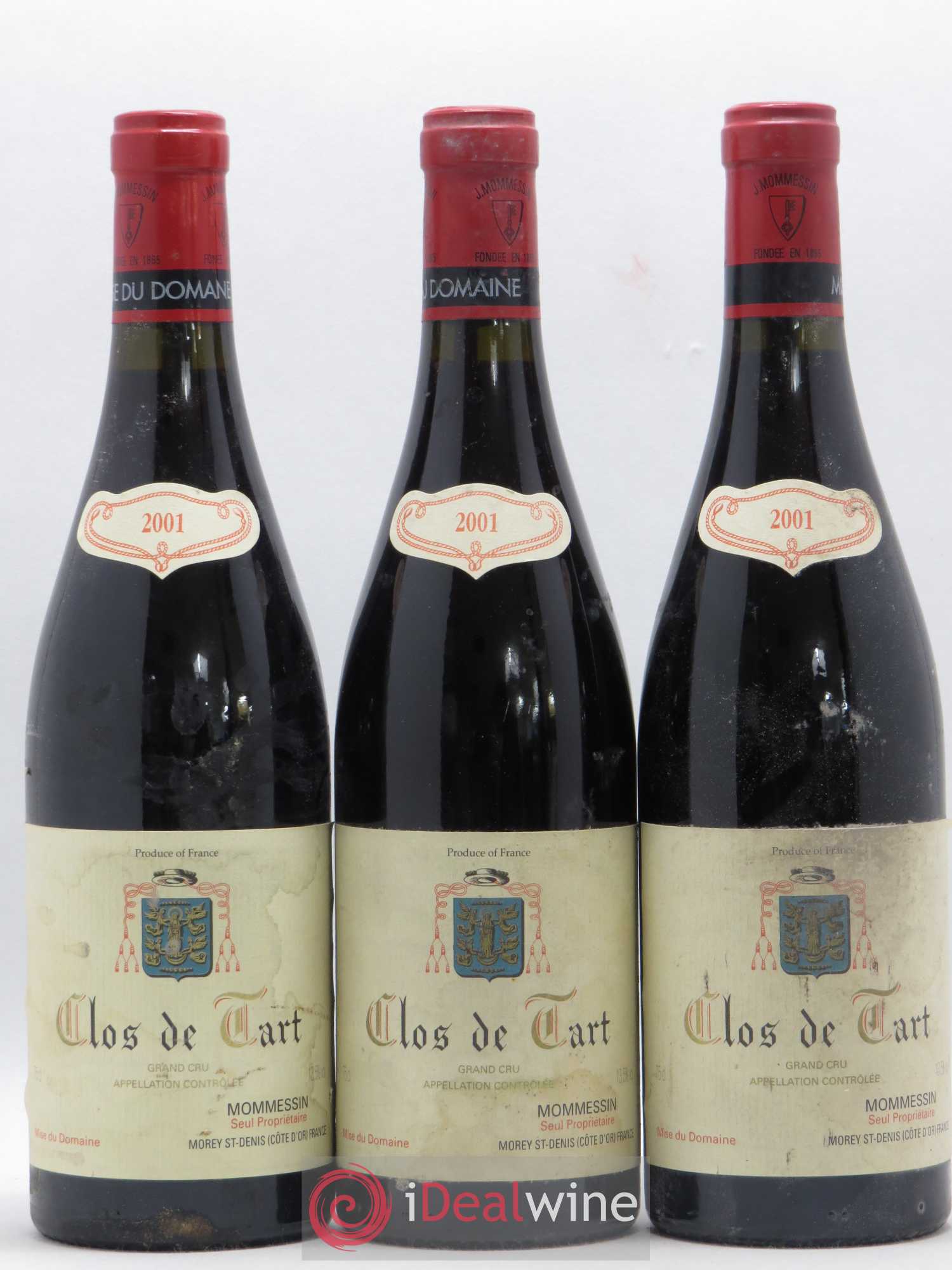 Clos de Tart Grand Cru Clos de Tart 2001 - Lot de 3 bouteilles - 0