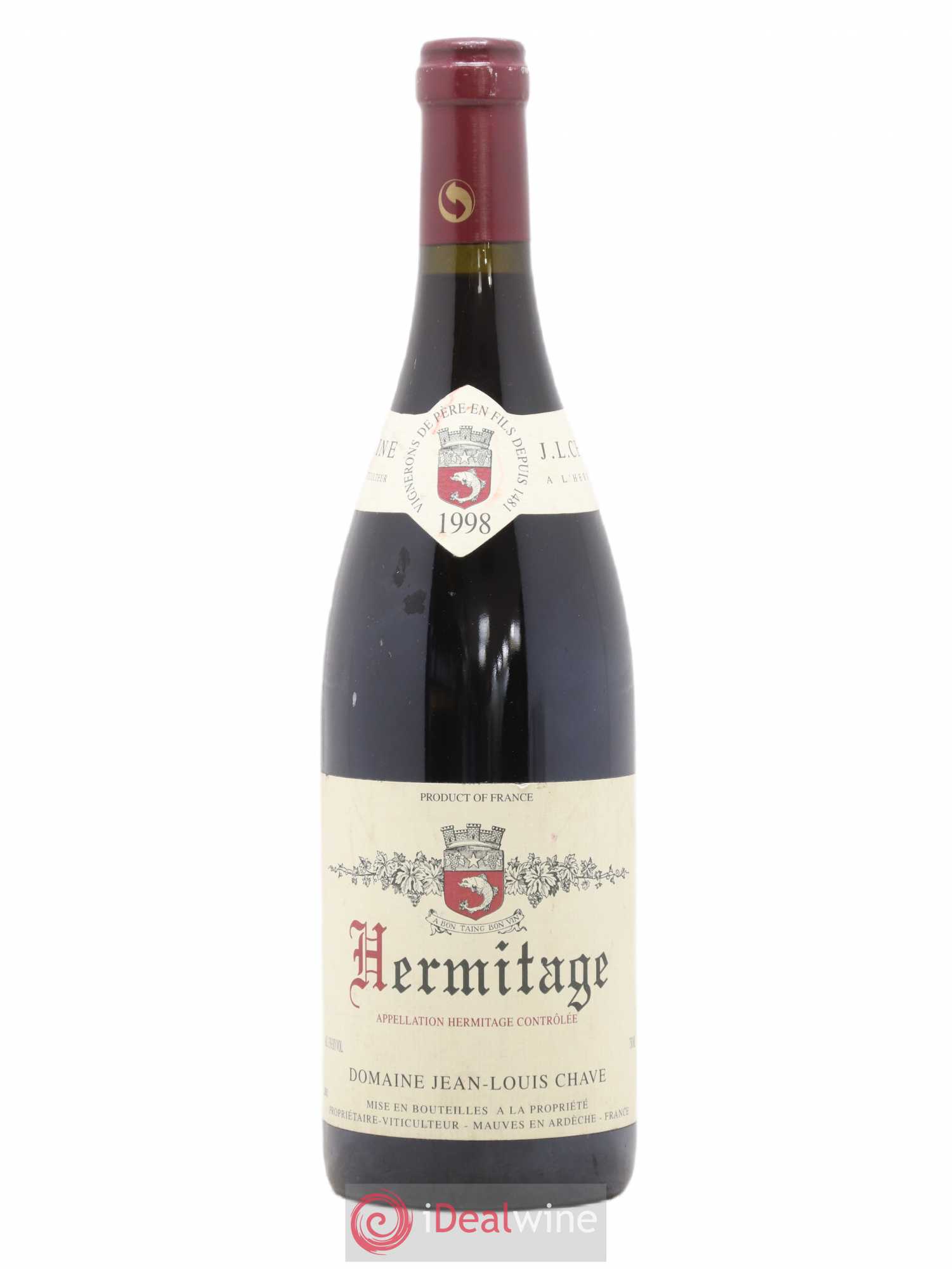 Hermitage Jean-Louis Chave 1998 - Lot de 1 bouteille - 0