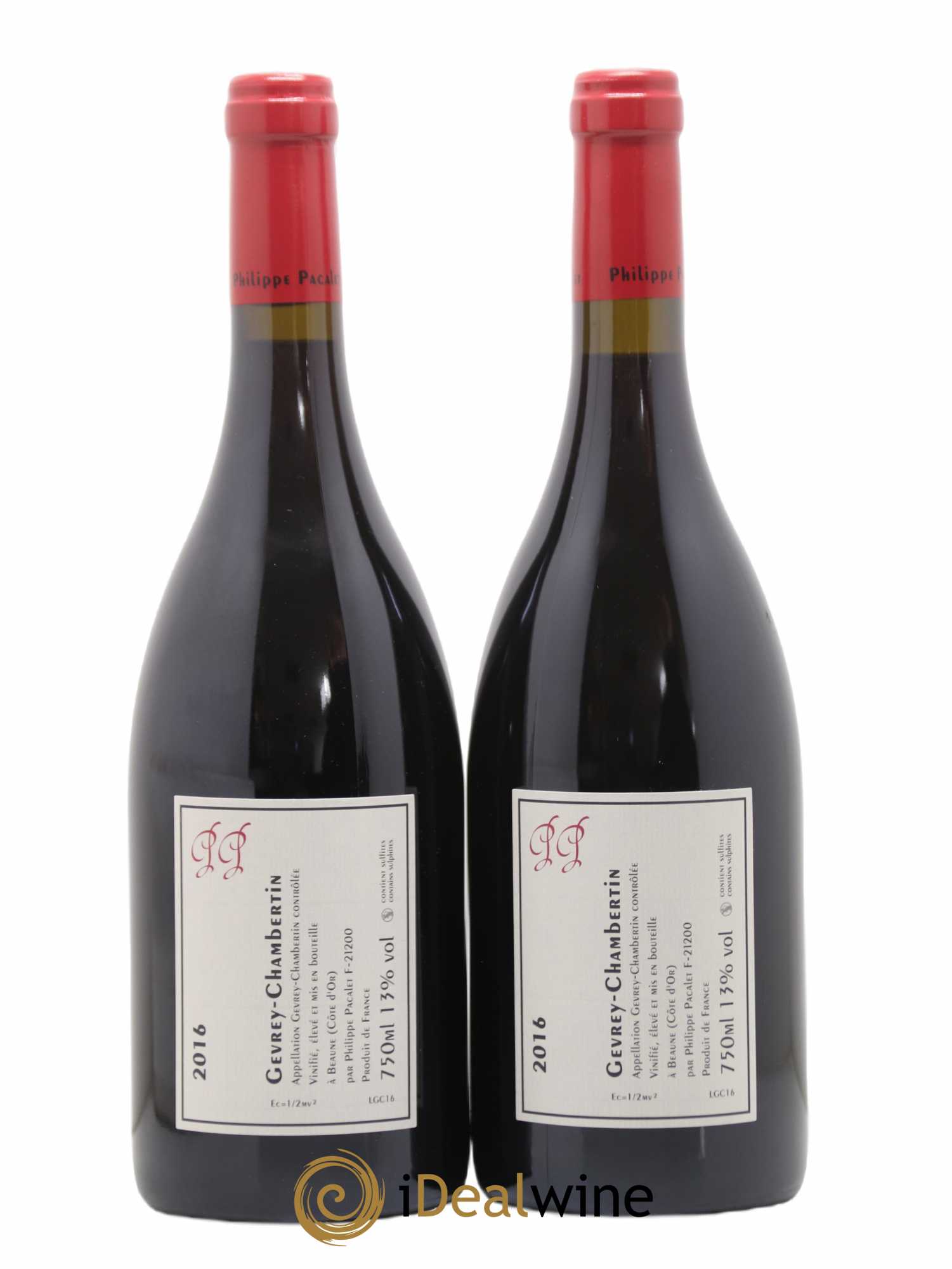 Gevrey-Chambertin Philippe Pacalet 2016 - Lot de 2 bouteilles - 1
