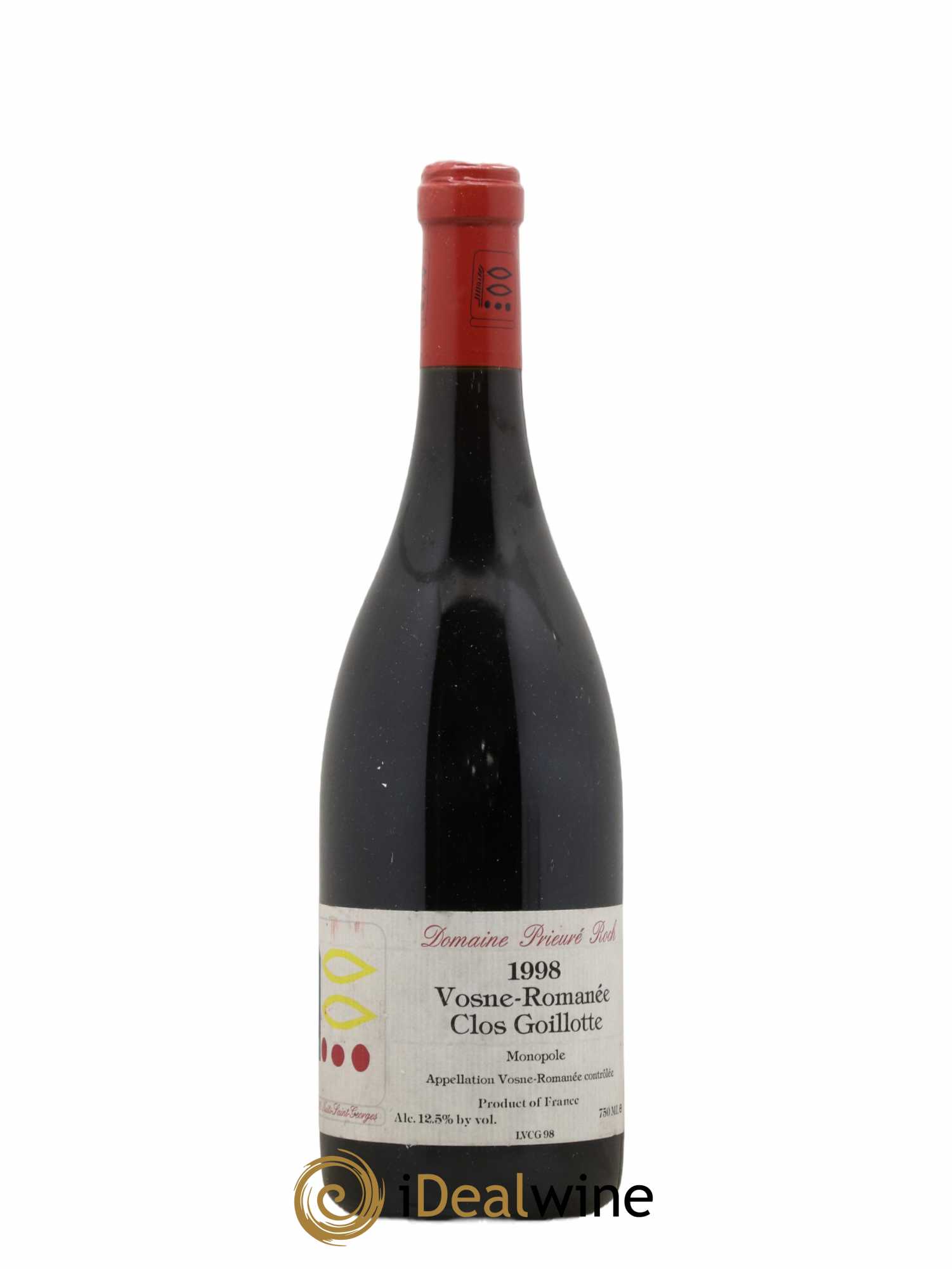 Vosne-Romanée Le Clos Goillotte Prieuré Roch 1998 - Lot de 1 bouteille - 0