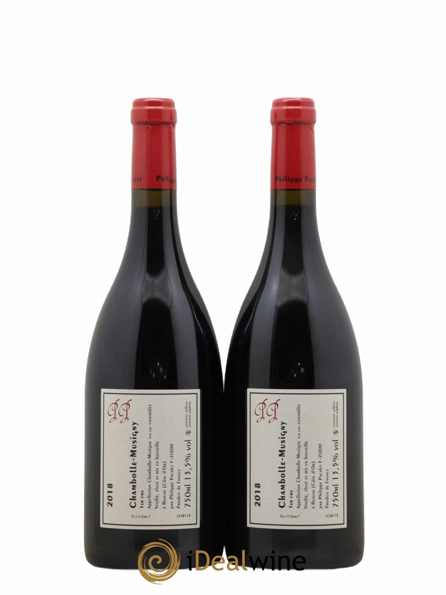 Chambolle-Musigny 1er Cru Philippe Pacalet 2018 - Lot de 2 bouteilles - 1