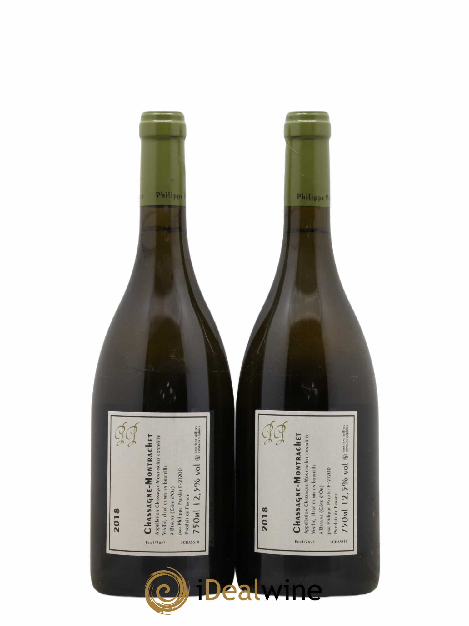 Chassagne-Montrachet Philippe Pacalet 2018 - Lotto di 2 bottiglie - 1