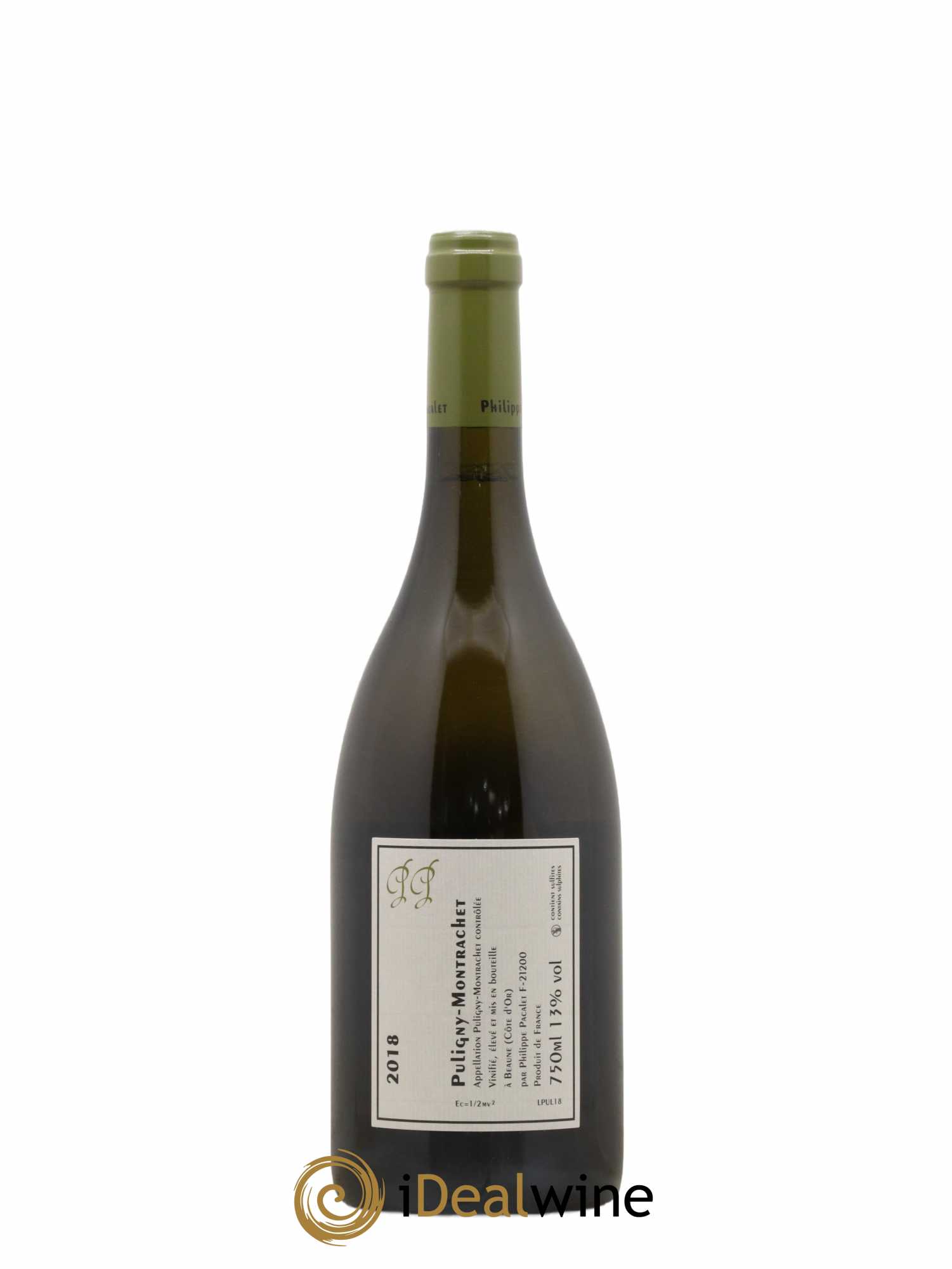 Puligny-Montrachet Philippe Pacalet 2018 - Lot of 1 bottle - 1