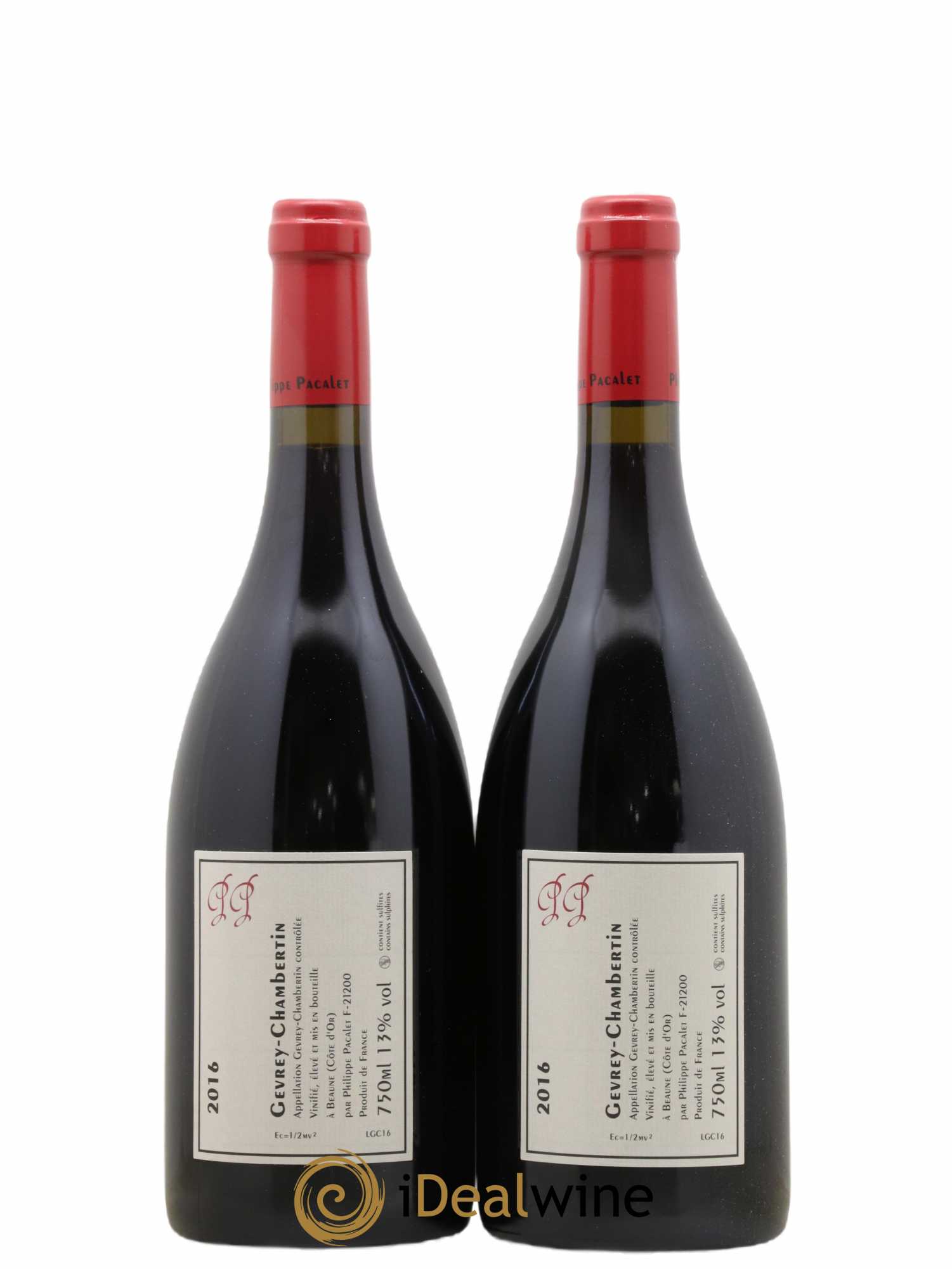 Gevrey-Chambertin Philippe Pacalet  2016 - Lot de 2 bouteilles - 1