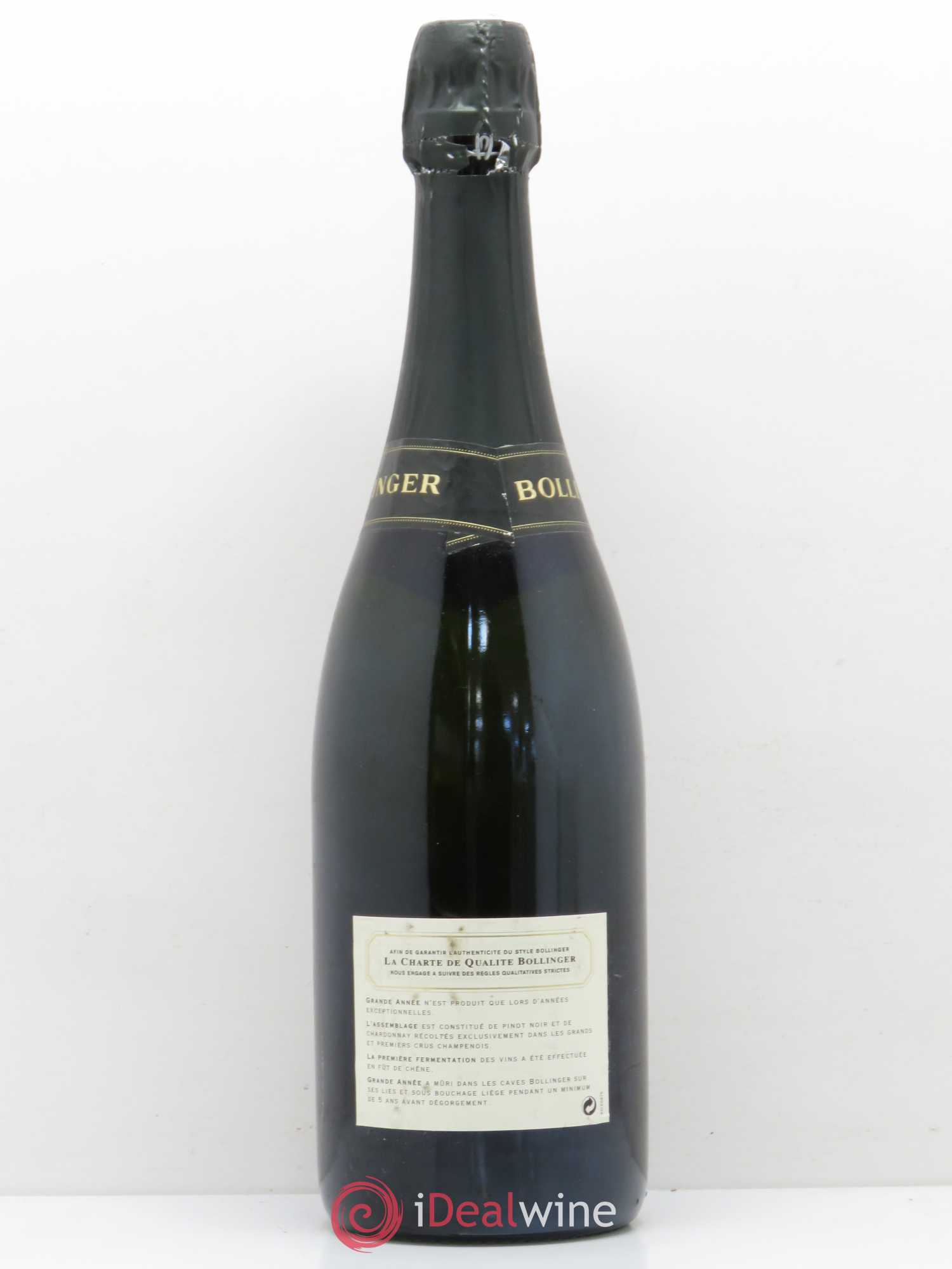 La Grande Année Brut Bollinger 1990 - Lot de 1 bouteille - 1