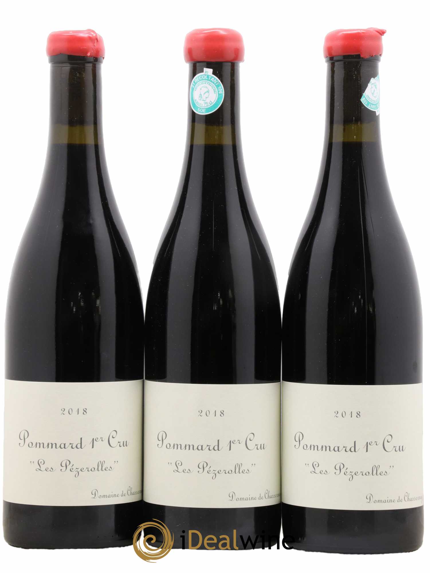 Pommard 1er Cru Les Pezerolles Domaine de Chassorney - Frédéric Cossard 2018 - Lotto di 3 bottiglie - 0