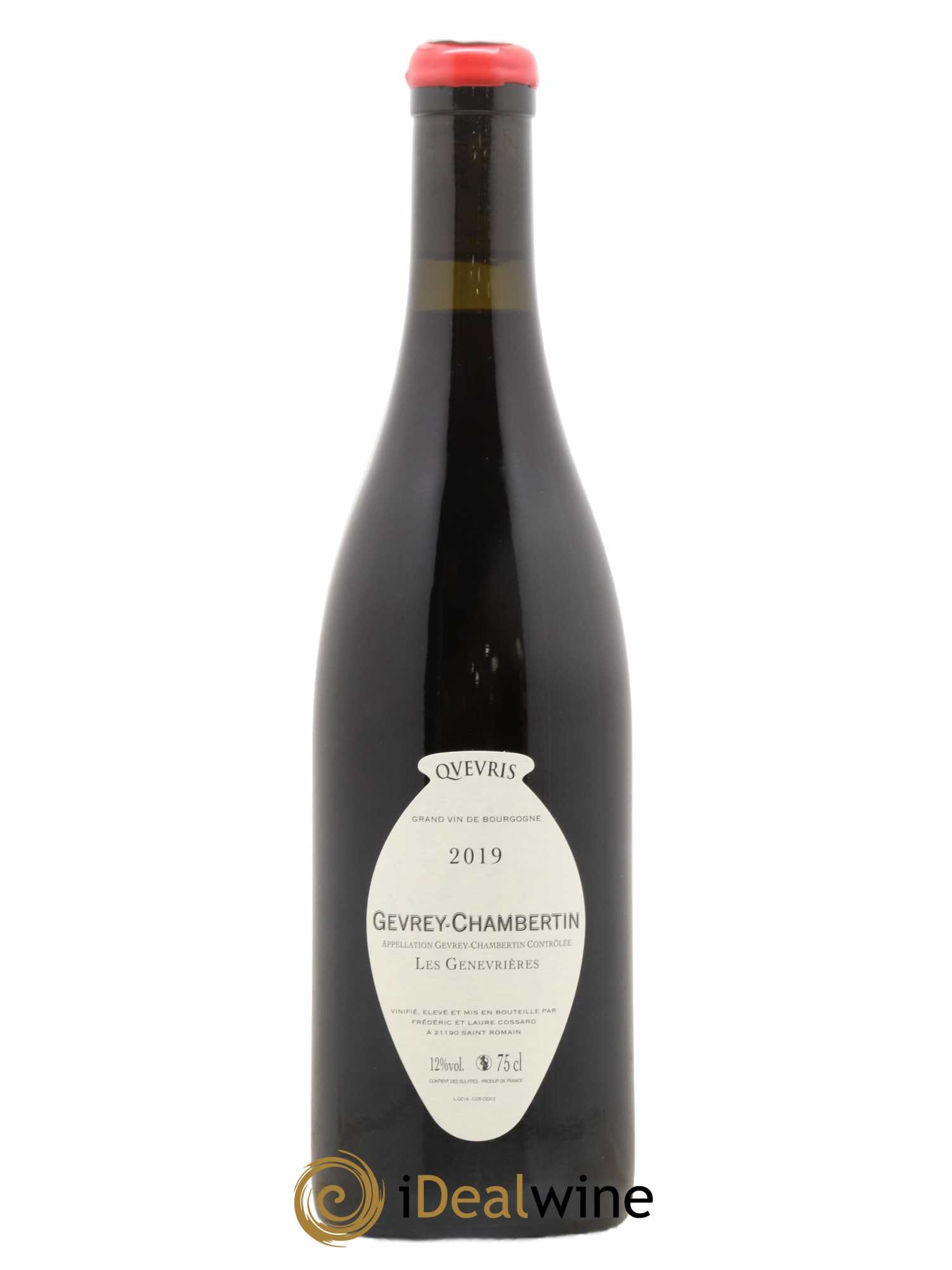 Gevrey-Chambertin Les Genevrières Qvevris Domaine de Chassorney - Frédéric Cossard  2019 - Lot de 1 bouteille - 1