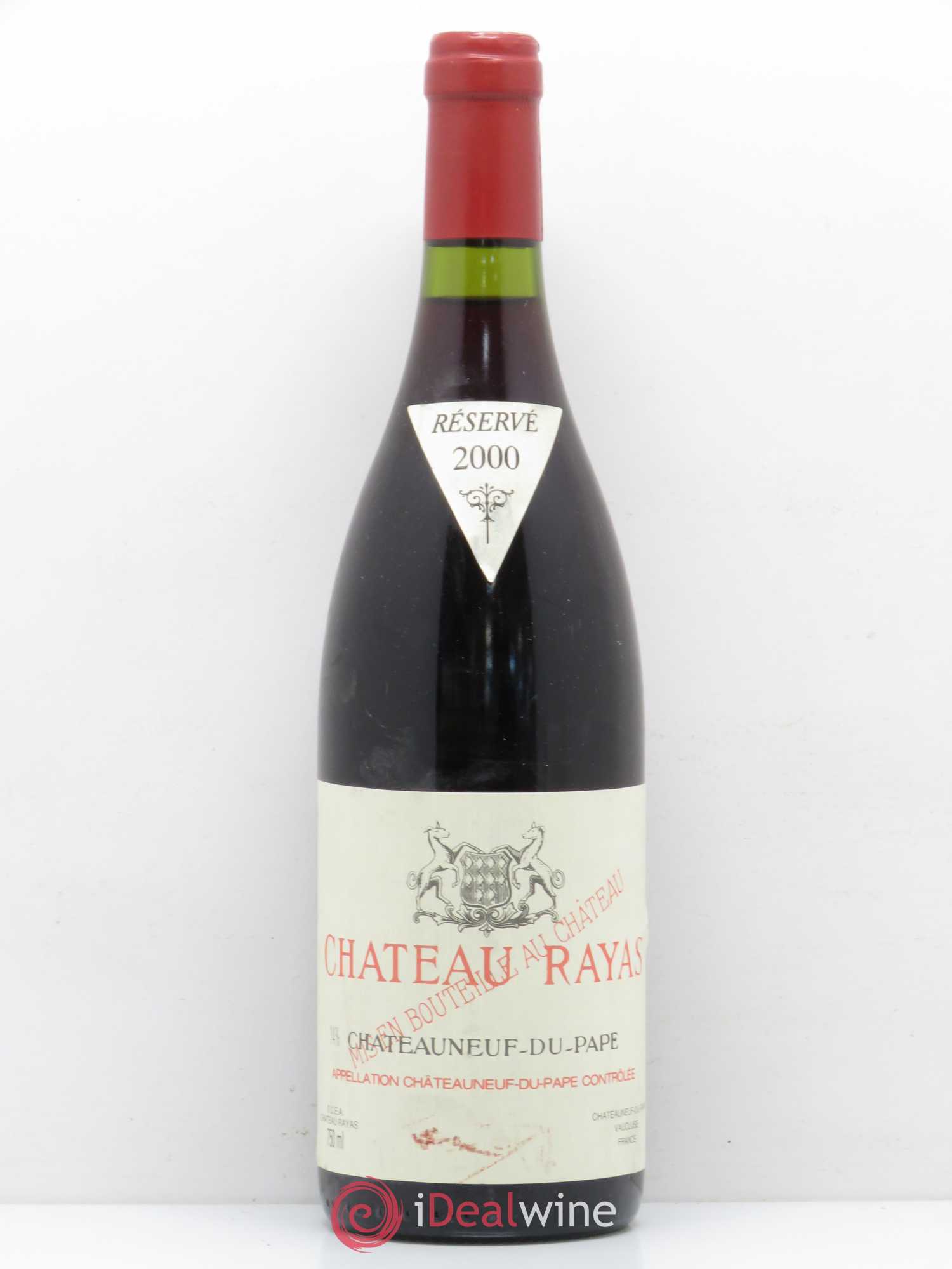 Châteauneuf-du-Pape Château Rayas Emmanuel Reynaud 2000 - Lot de 1 bouteille - 0