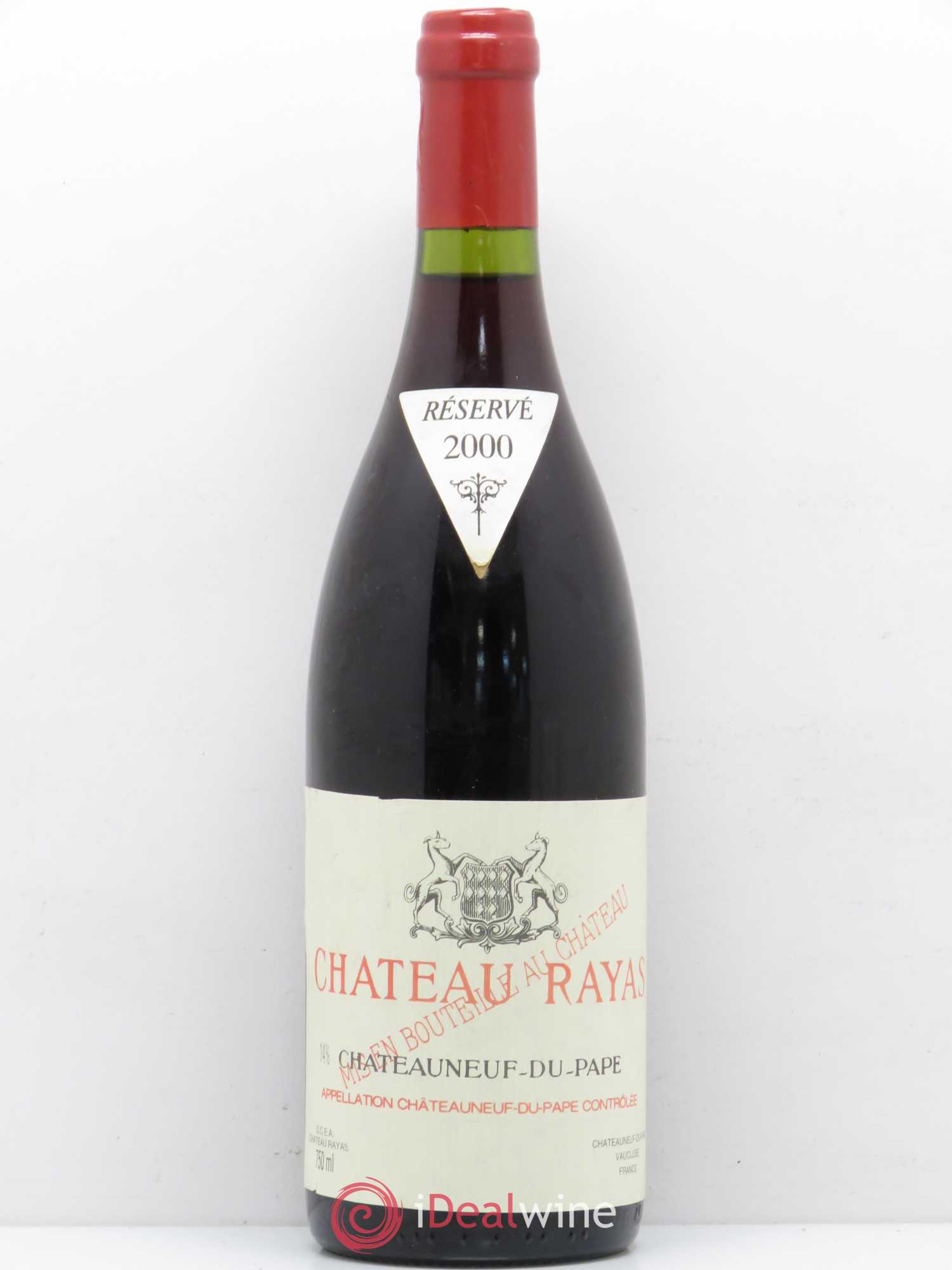 Châteauneuf-du-Pape Château Rayas Emmanuel Reynaud 2000 - Lot de 1 bouteille - 0