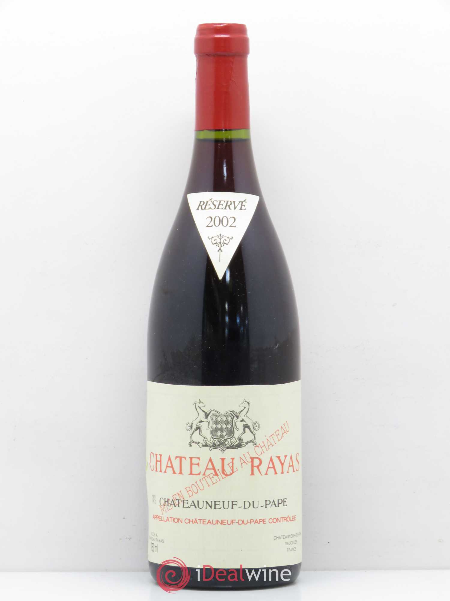 Châteauneuf-du-Pape Château Rayas Emmanuel Reynaud 2002 - Lot de 1 bouteille - 0