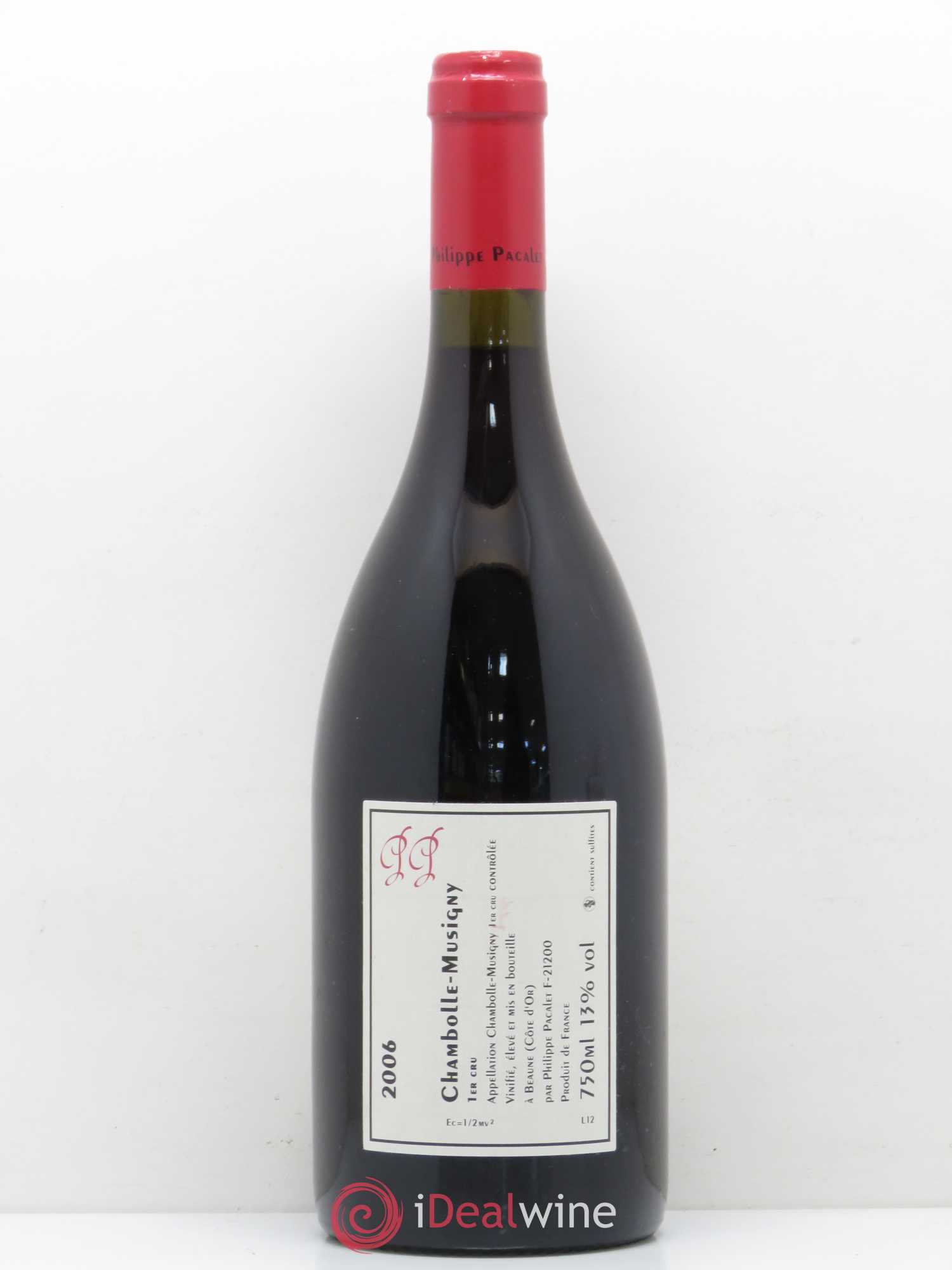 Chambolle-Musigny 1er Cru Philippe Pacalet 2006 - Lot de 1 bouteille - 1