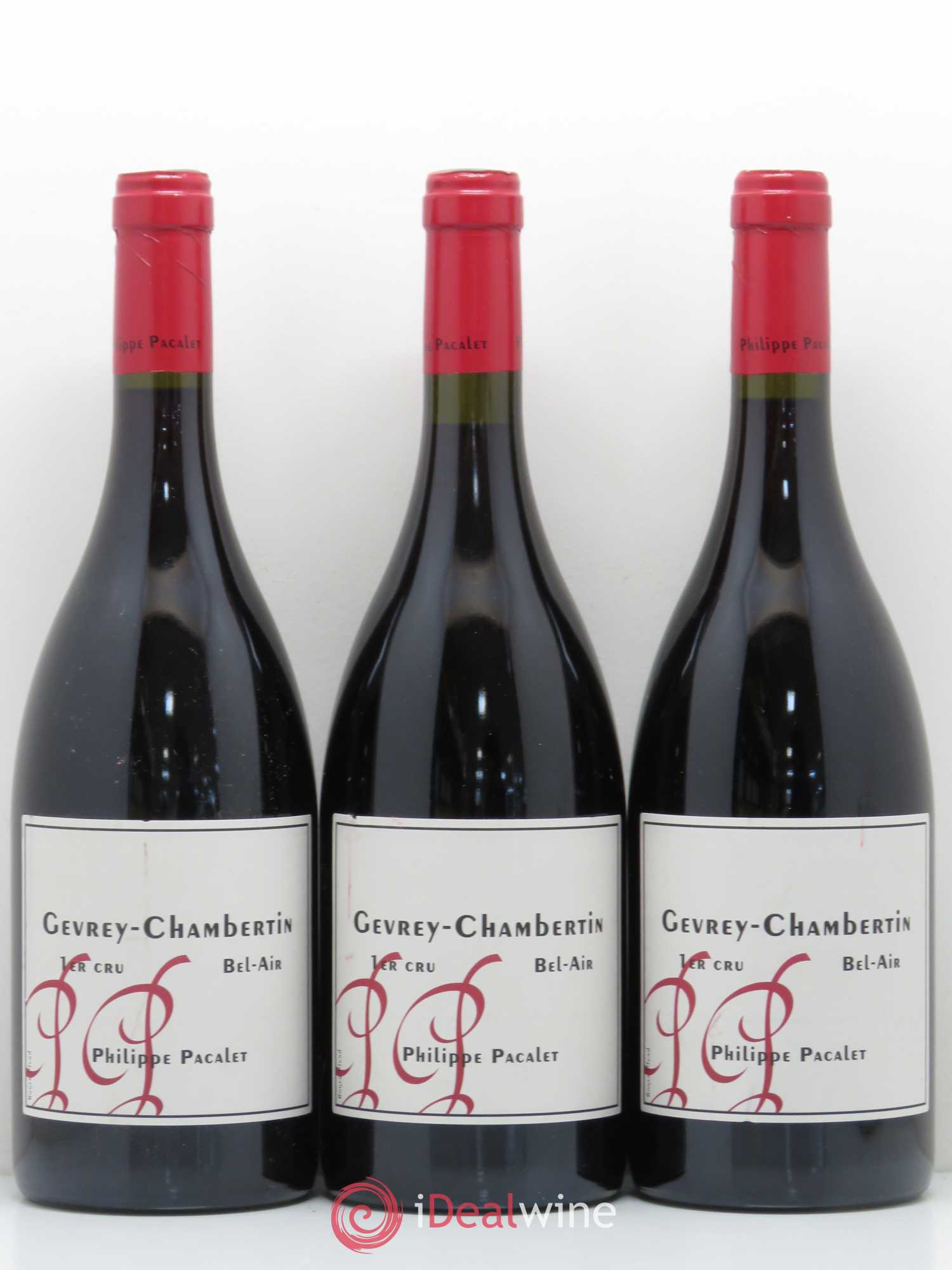 Gevrey-Chambertin 1er Cru Bel Air Philippe Pacalet 2008 - Posten von 3 Flaschen - 0