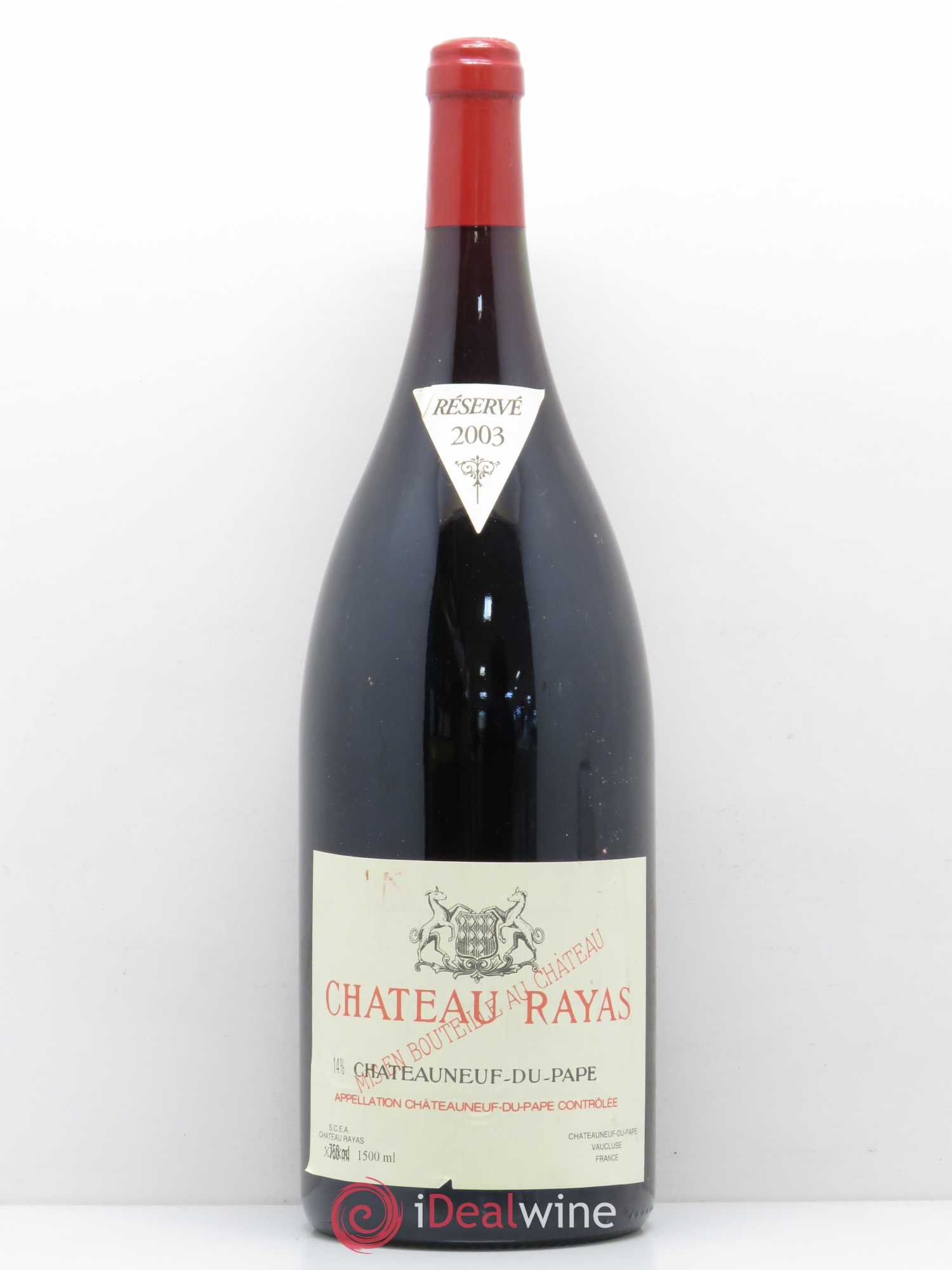 Châteauneuf-du-Pape Château Rayas Emmanuel Reynaud 2003 - Lot de 1 magnum - 0