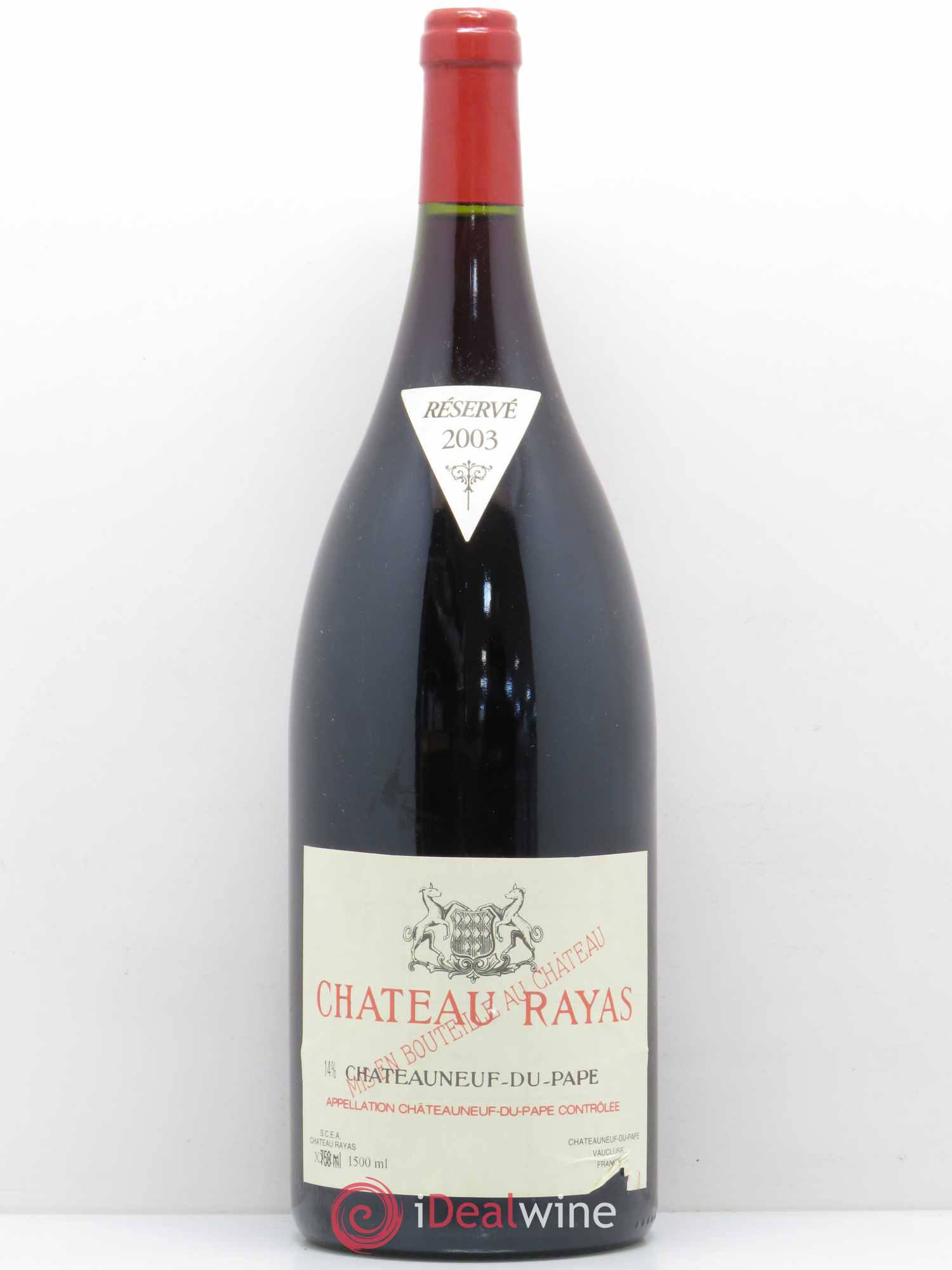 Châteauneuf-du-Pape Château Rayas Emmanuel Reynaud 2003 - Lot de 1 magnum - 0