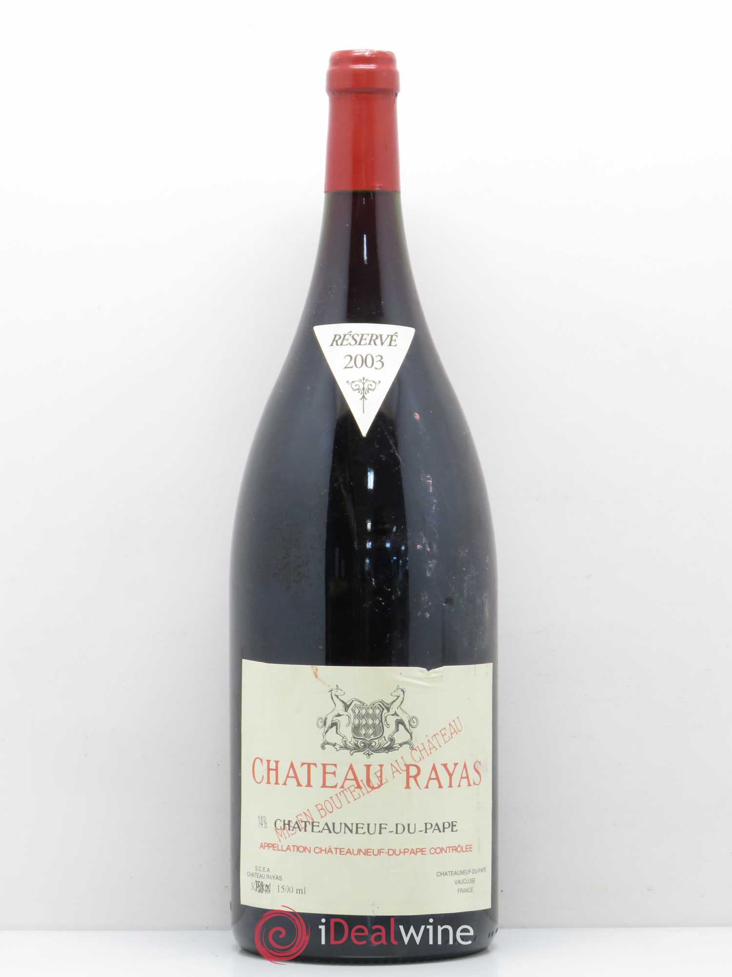 Châteauneuf-du-Pape Château Rayas Emmanuel Reynaud 2003 - Lot de 1 magnum - 0