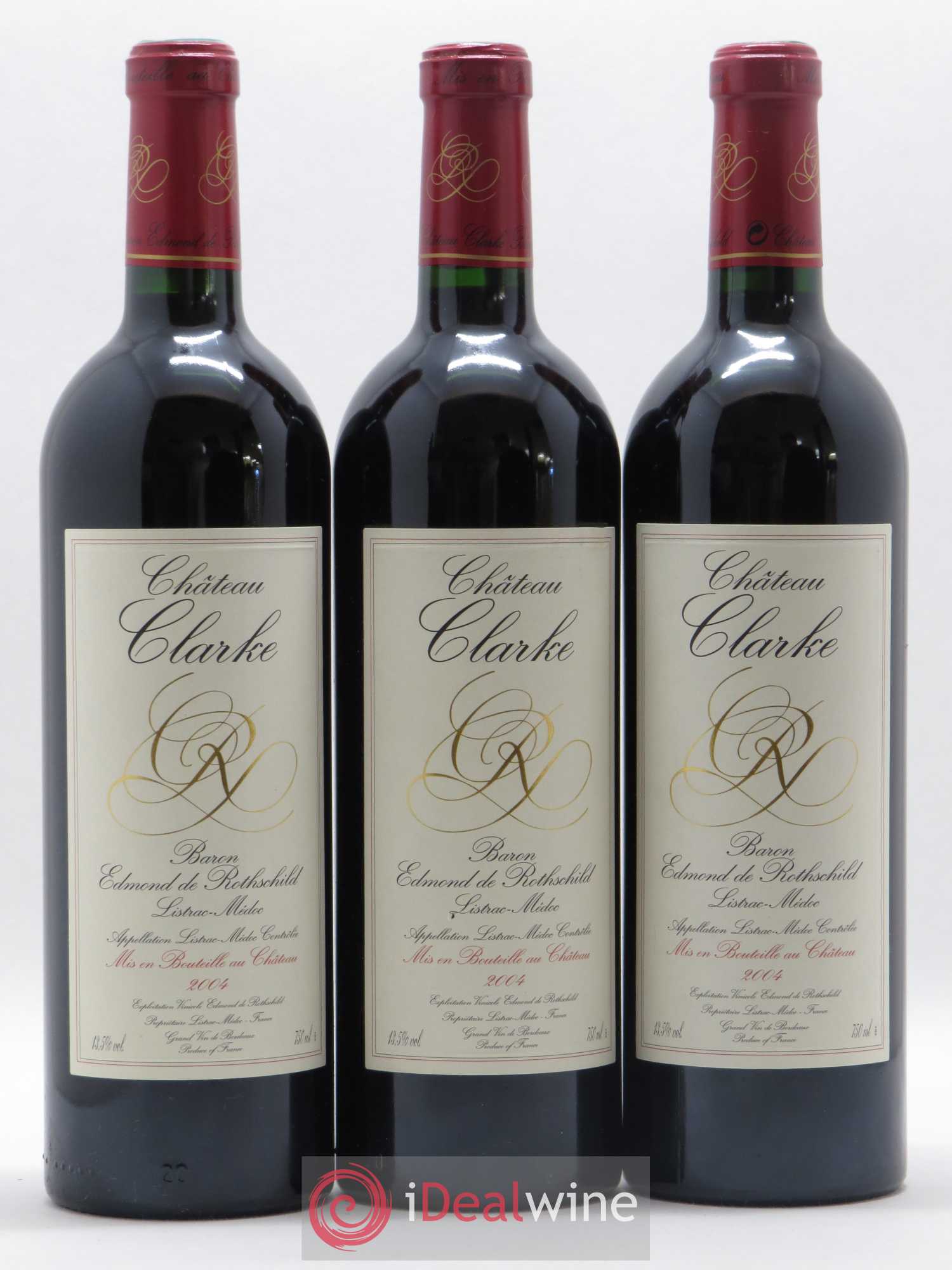 Château Clarke 2004 - Lot de 12 bouteilles - 2