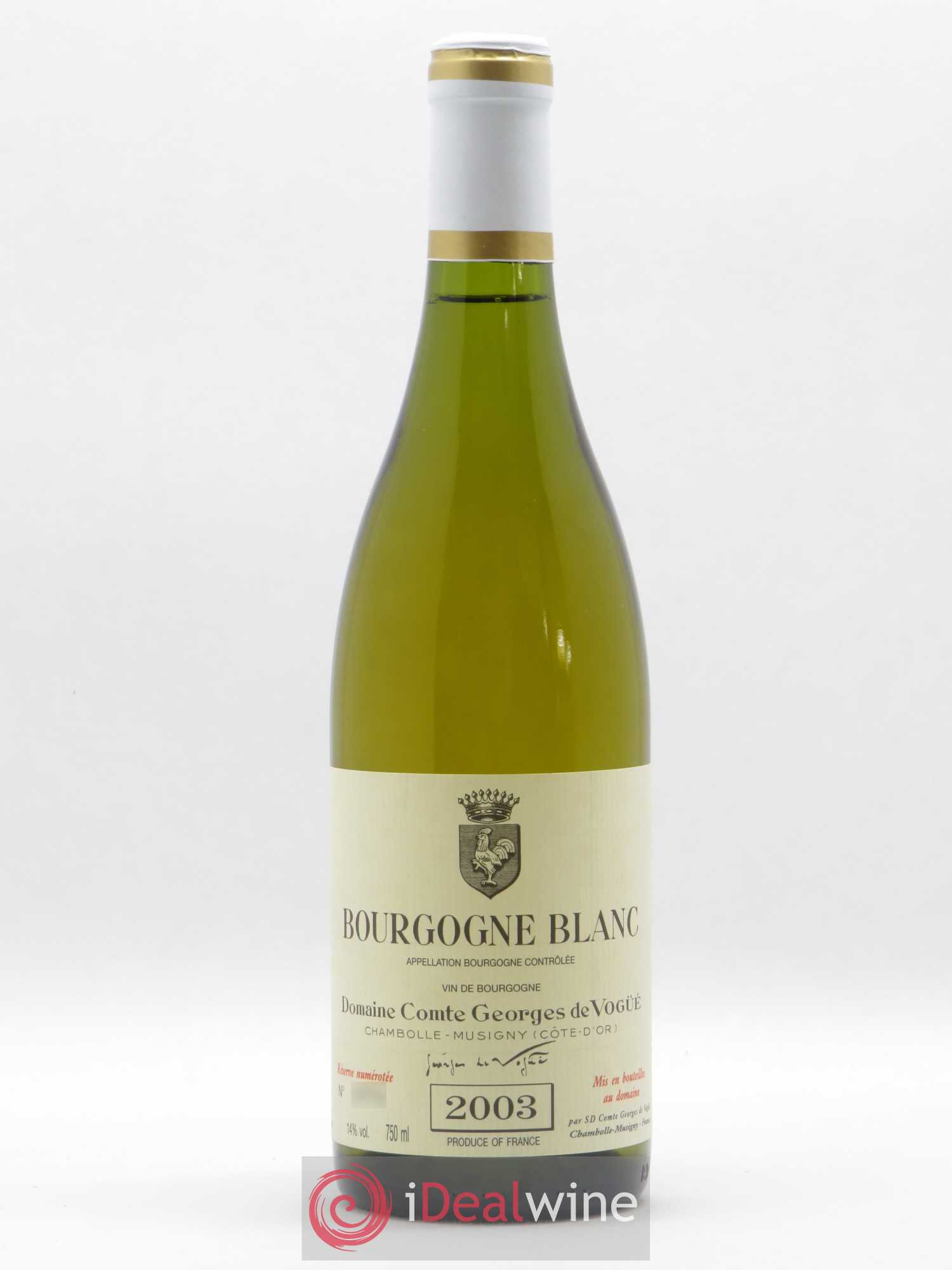 Bourgogne Comte Georges de Vogüé 2003 - Lot de 1 bouteille - 0