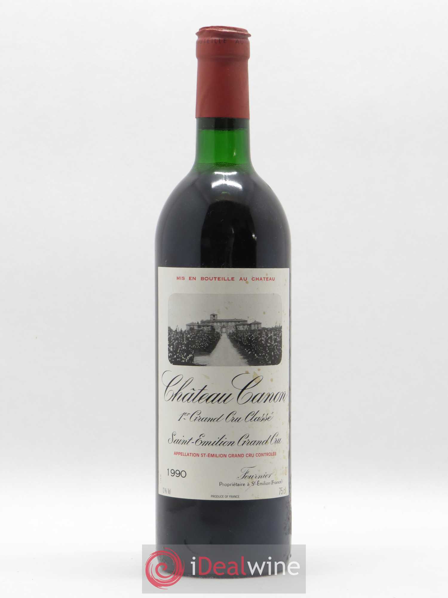 Château Canon 1er Grand Cru Classé B 1990 - Lot de 1 bouteille - 0