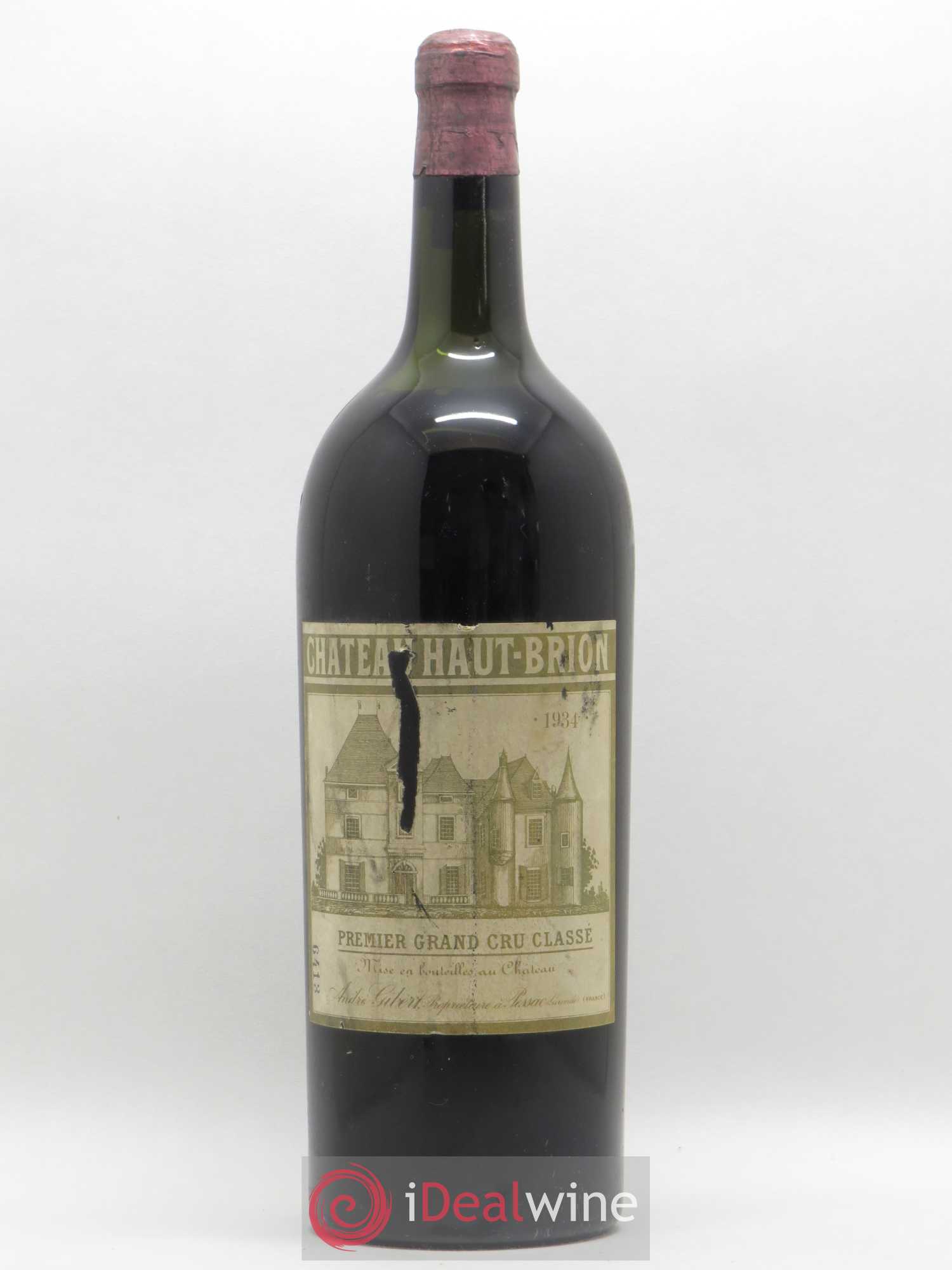 Château Haut Brion 1er Grand Cru Classé 1934 - Lot de 1 magnum - 0