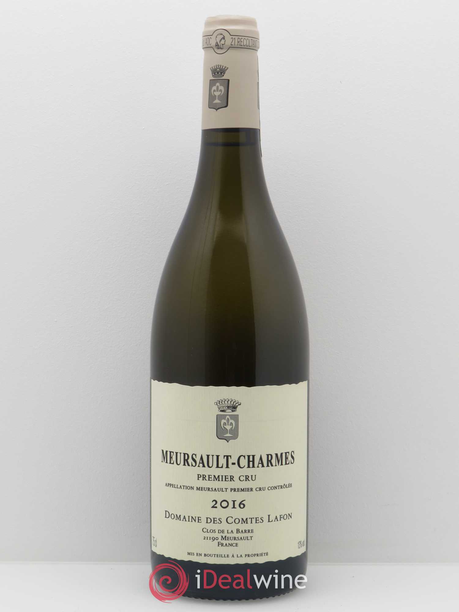 Meursault 1er Cru Charmes Comtes Lafon (Domaine des) 2016 - Lot de 1 bouteille - 0