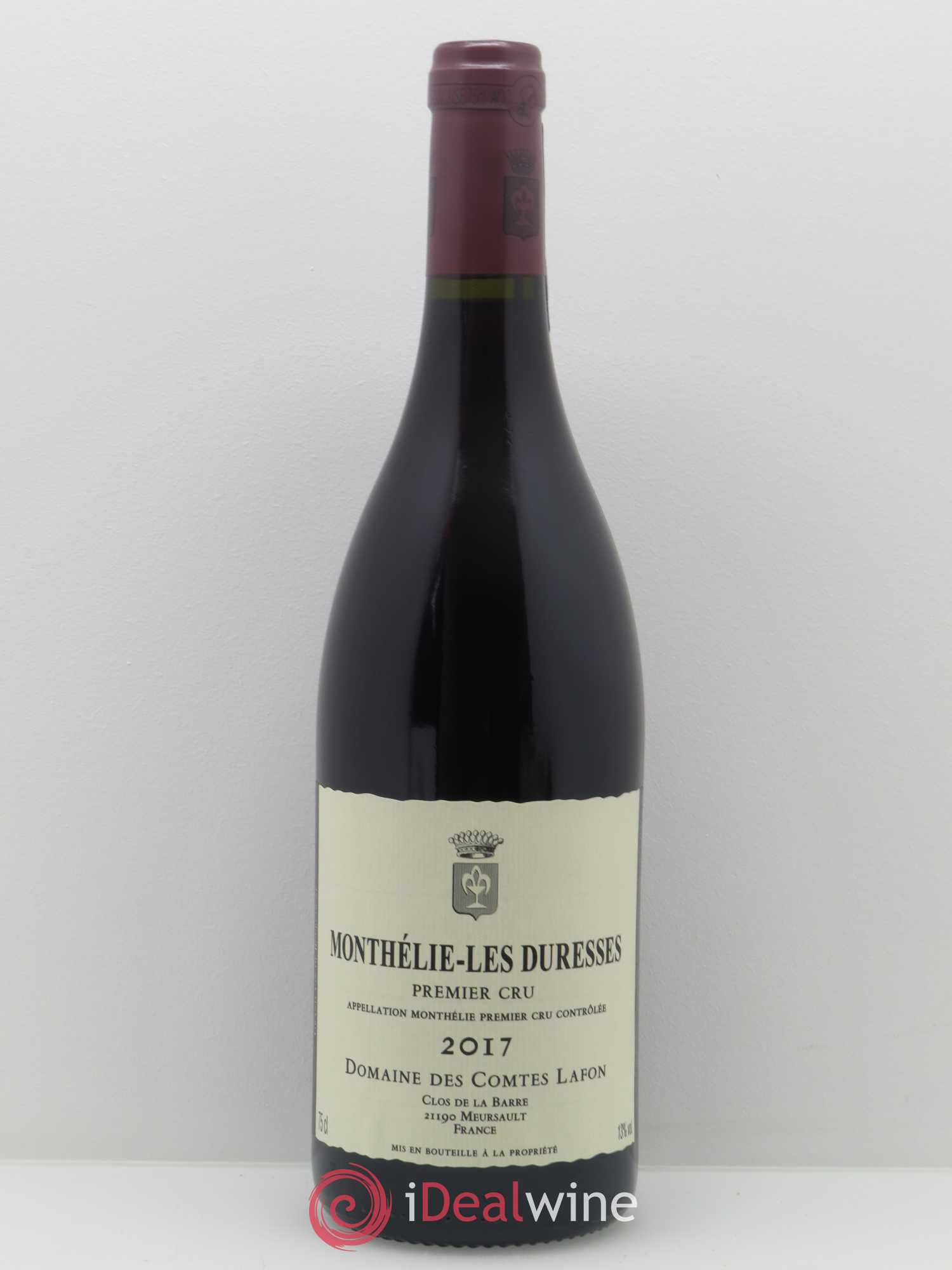 Monthélie 1er Cru Les Duresses Comtes Lafon (Domaine des) 2017 - Lot de 1 bouteille - 0