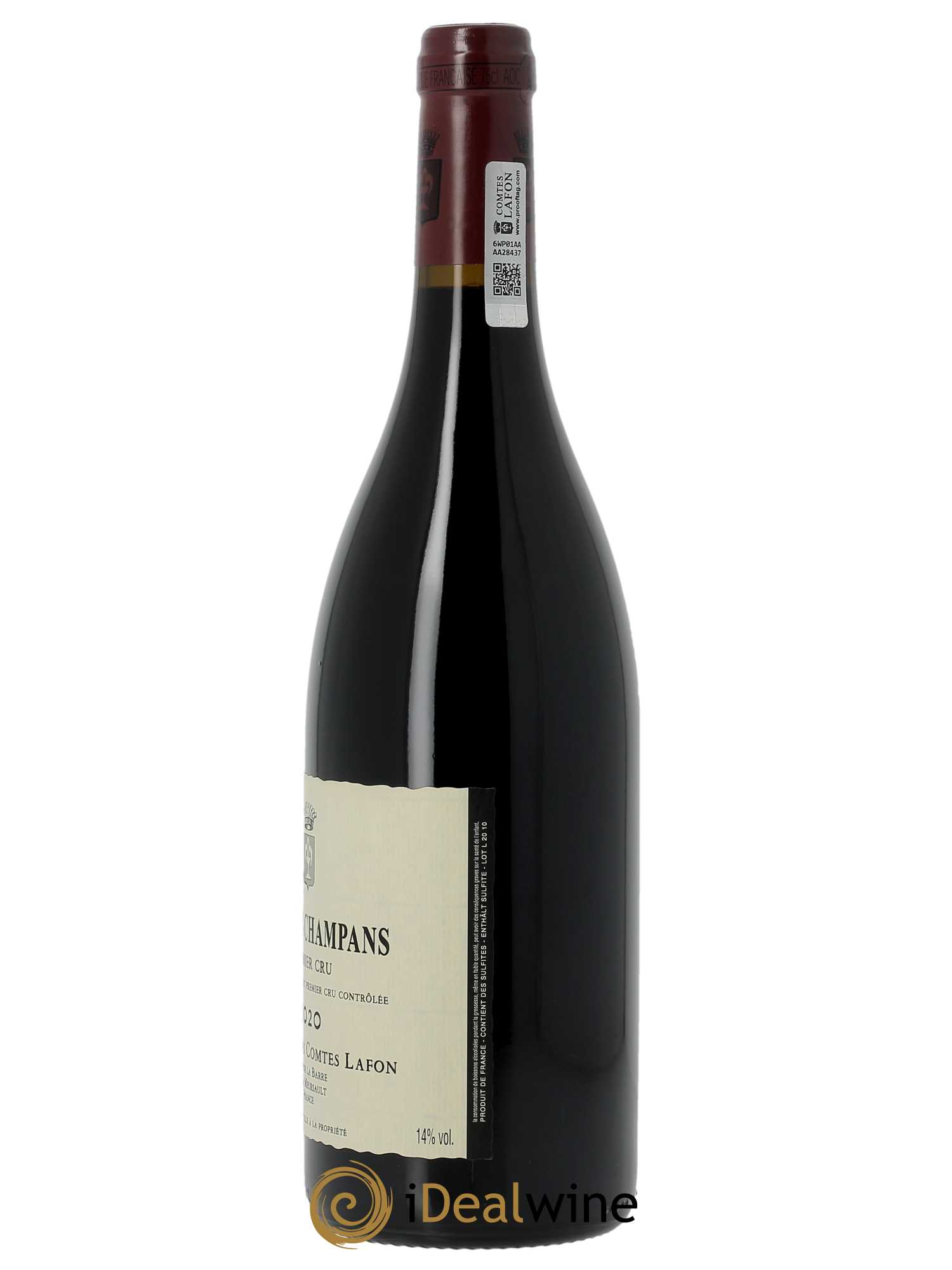 Volnay 1er Cru Champans Comtes Lafon (Domaine des) 2020 - Lot de 1 bouteille - 1