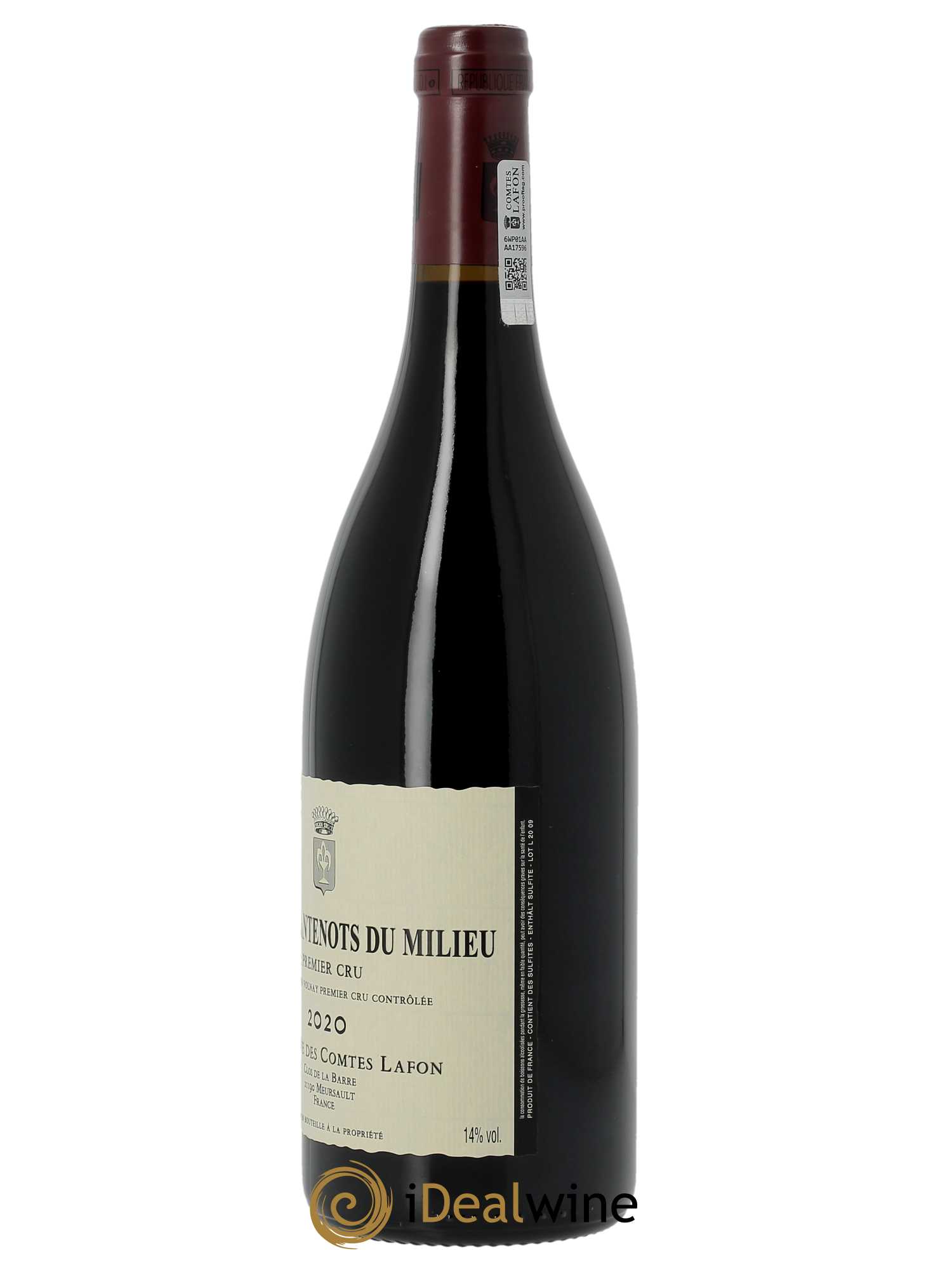 Volnay 1er Cru Santenots du Milieu Comtes Lafon (Domaine des) 2020 - Lot de 1 bouteille - 1