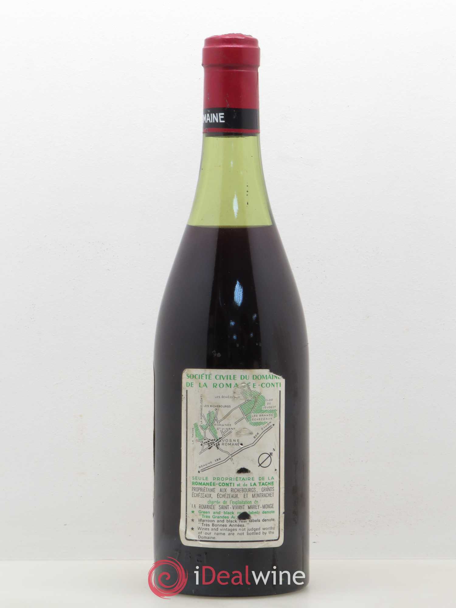 Richebourg Grand Cru Domaine de la Romanée-Conti 1971 - Lot de 1 bouteille - 1
