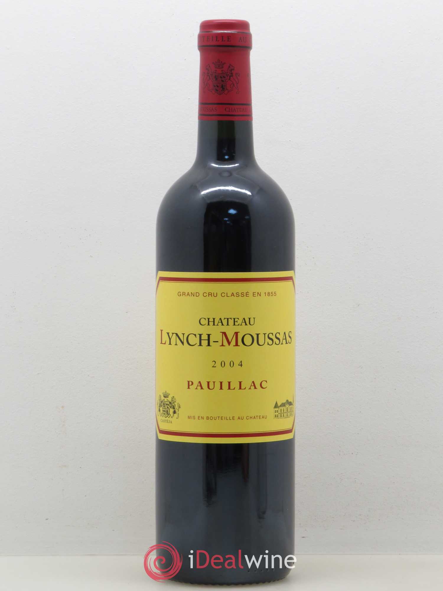 Château Lynch Moussas 5ème Grand Cru Classé 2004 - Lot de 1 bouteille - 0